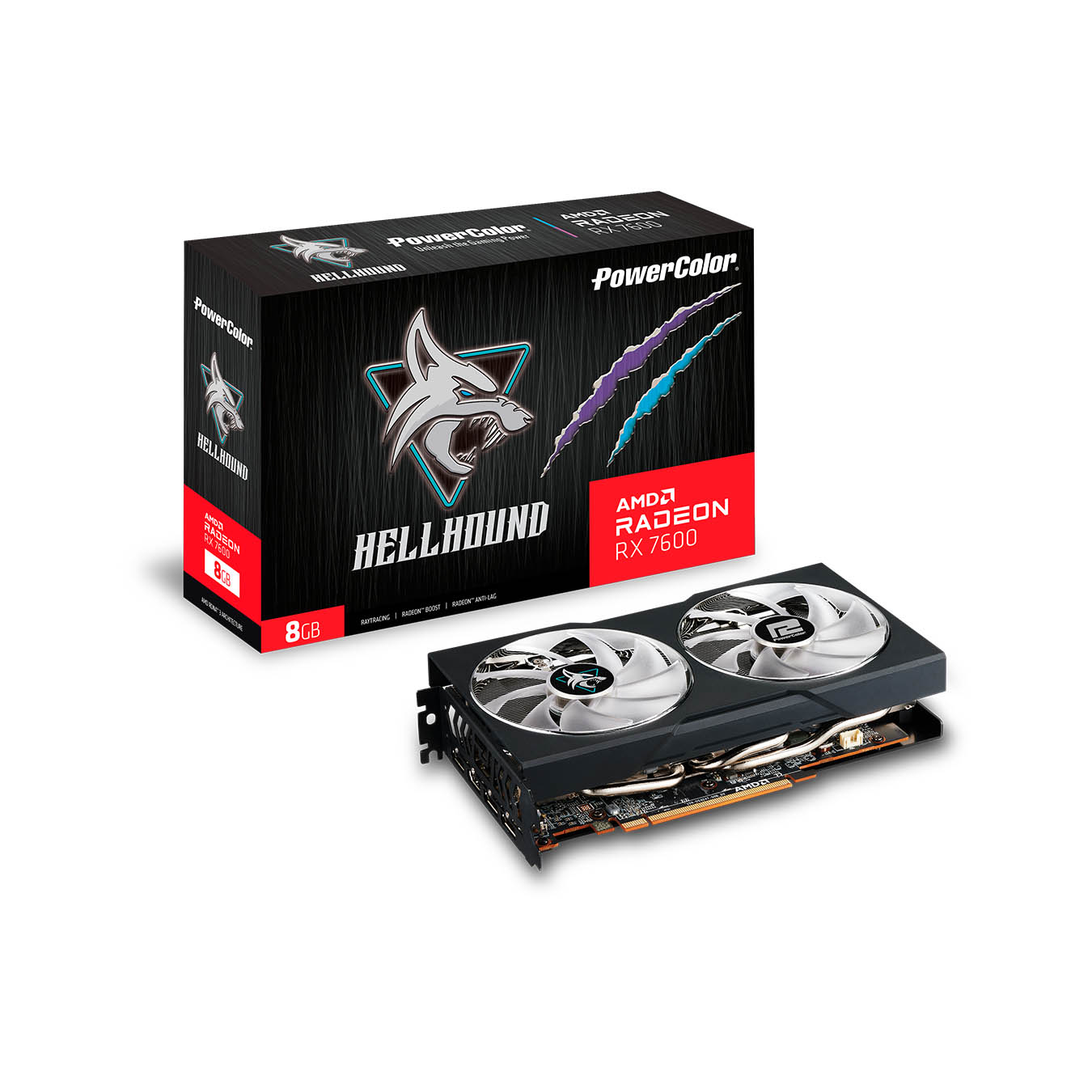 RX7600 8G-L/OC | PowerColor(パワーカラー) Radeon RX 7600 搭載