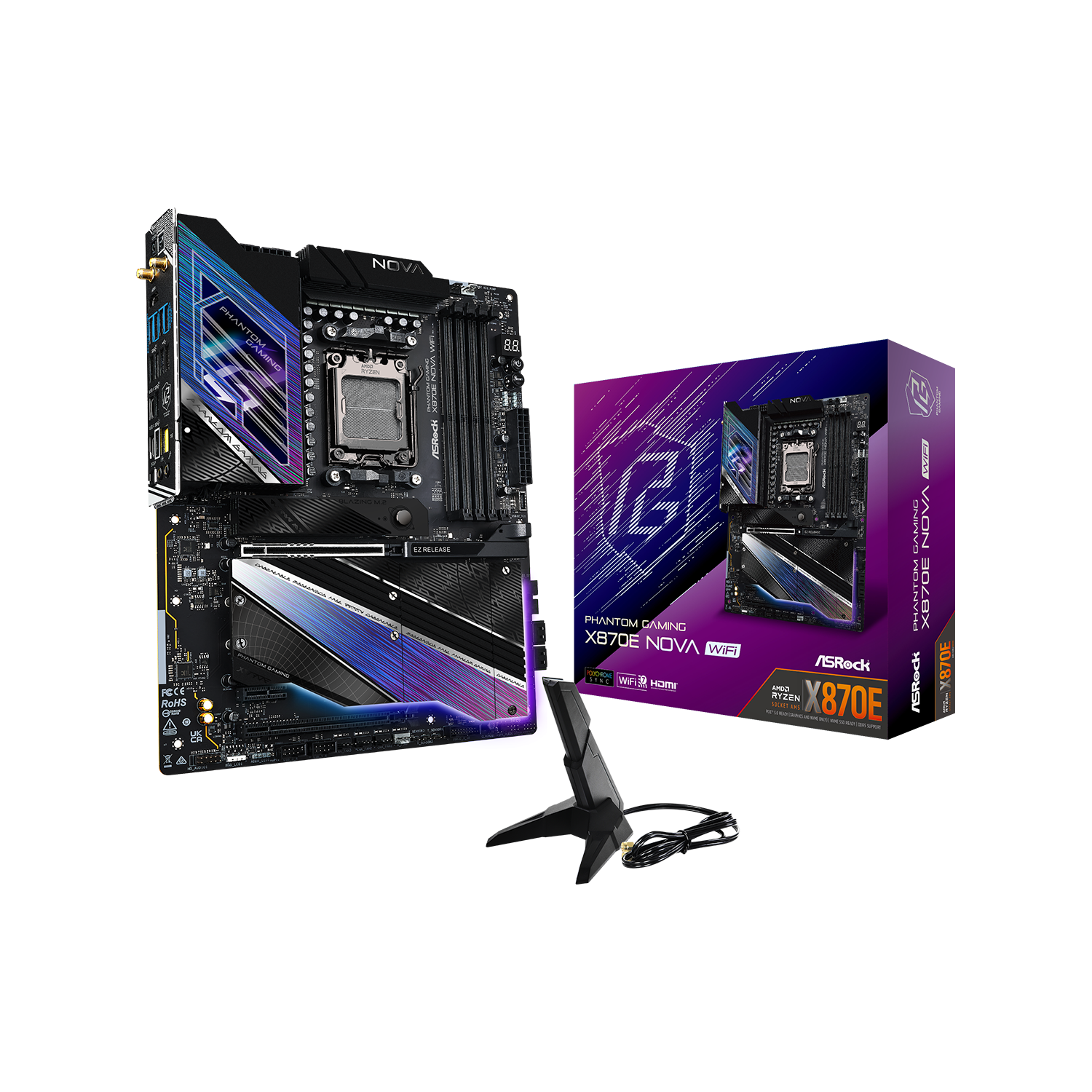 B550 Phantom Gaming 4 | ASRock(アスロック) Socket AM4 AMD B550 ATX