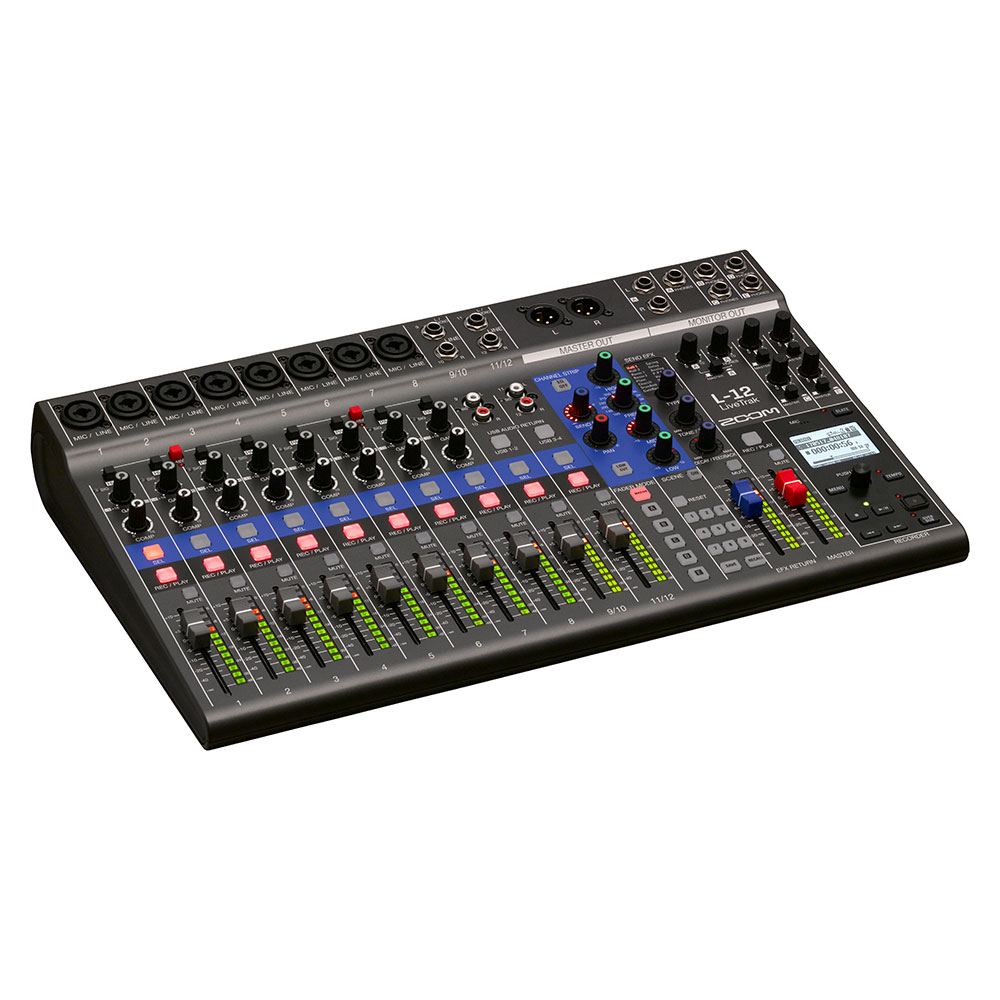 ZOOM LIVETRAK L-12 MTR デジタルミキサー レコーダー USBオーディオ
