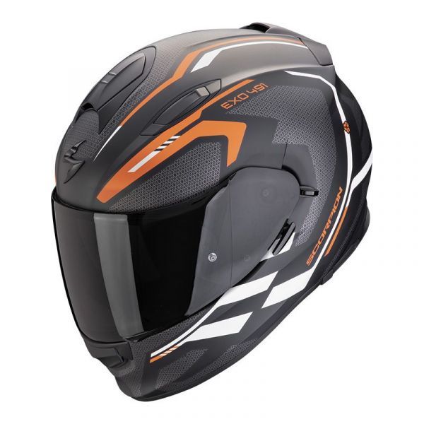 Buy Scorpion EXO-491 Kripta Matt Blk-Orng-Whi + Free Shipping!