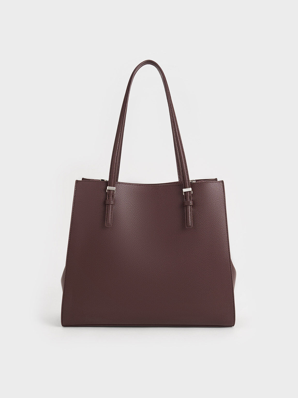 Plum Sansa Tote Bag - Plum - CHARLES & KEITH US