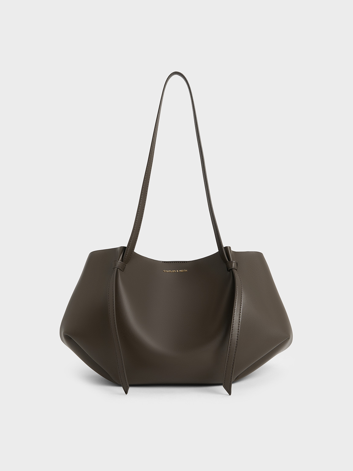 Dark Moss Calla Tote Bag - Dark Moss - Bags - CHARLES & KEITH NO