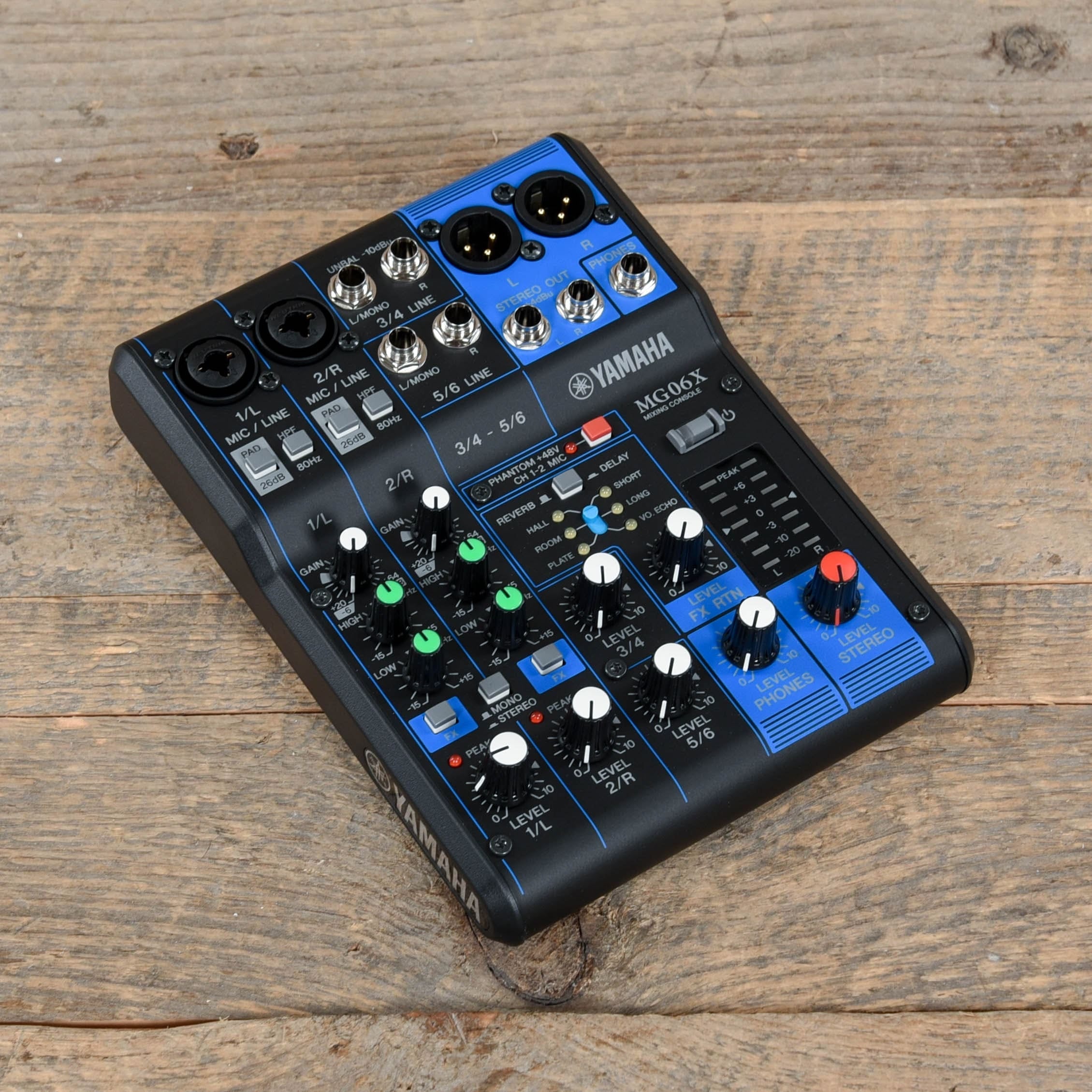 Yamaha MG06X 6-Channel Mixer w/Effects – Chicago Music Exchange