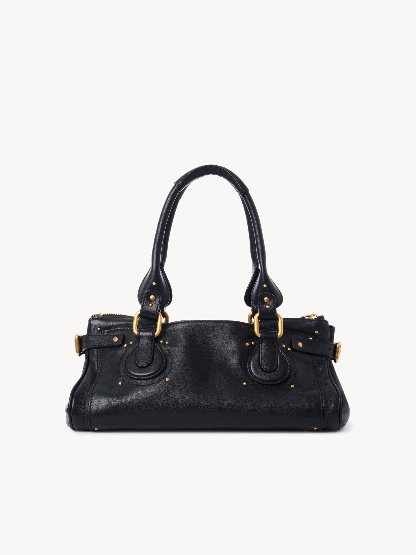 グレインレザー製Paddingtonバッグ 黒 - Chloé