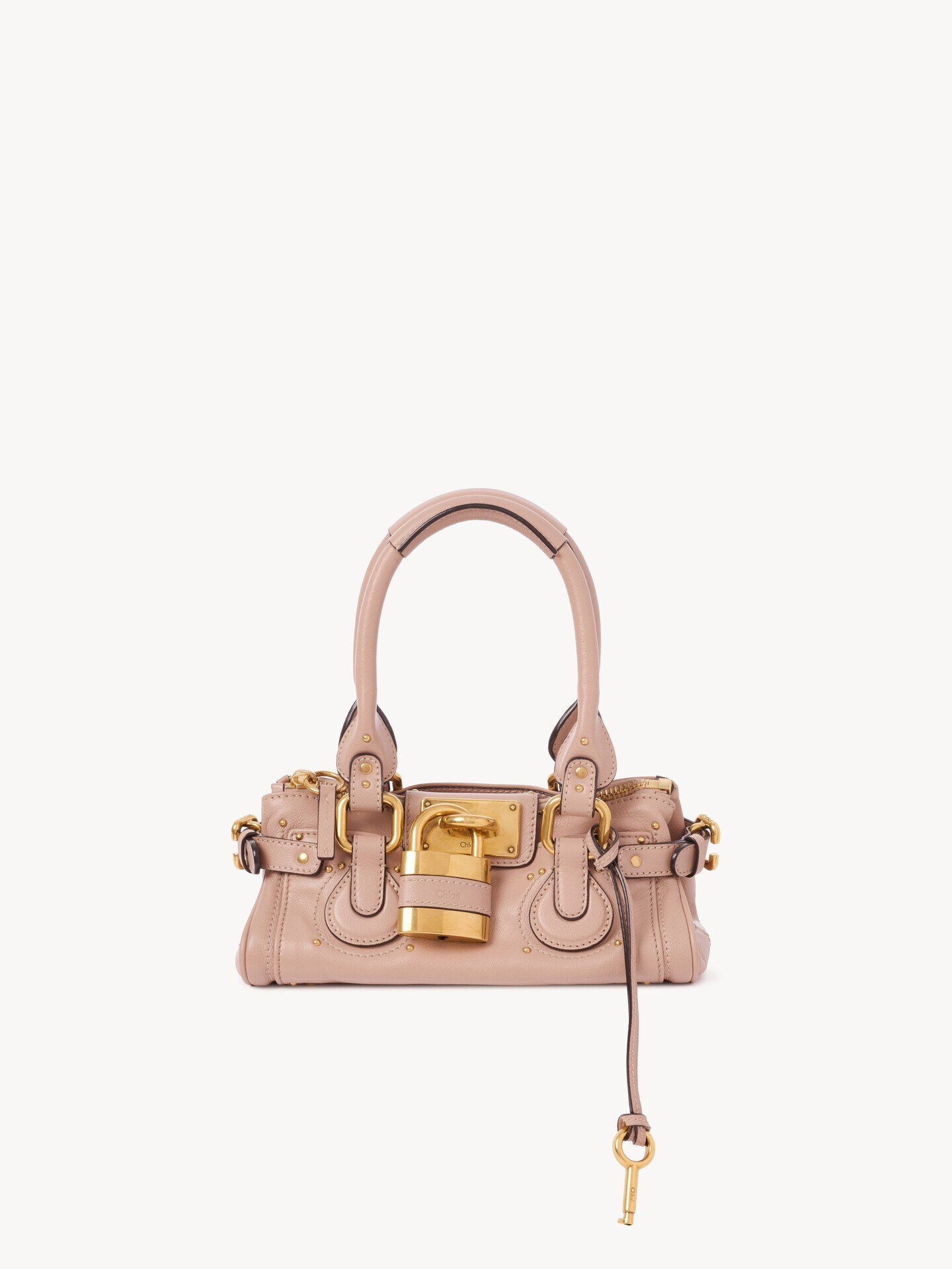 グレインレザー製Paddingtonスモールバッグ ピンク - Chloé