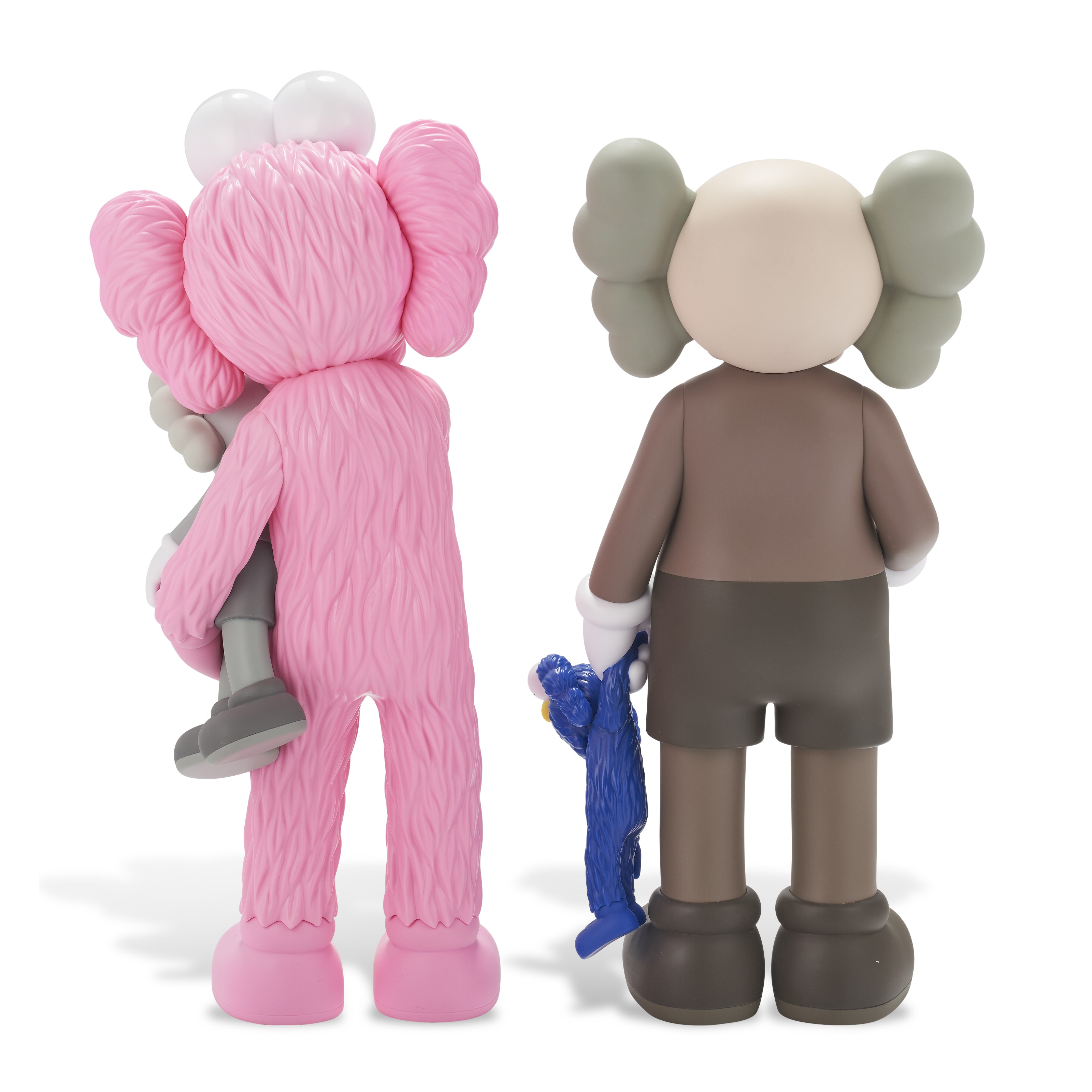 KAWS (B.1974), TAKE (PINK) and SHARE (BROWN) | Christie's