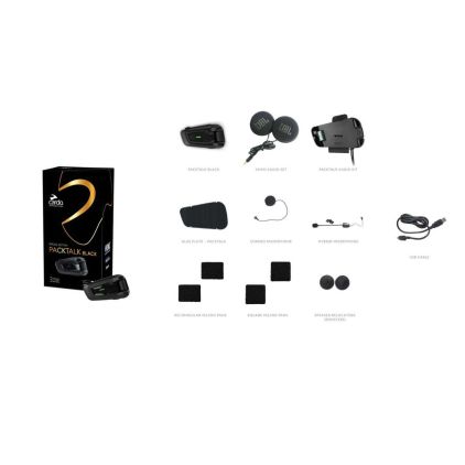 Cardo Packtalk Bold Black Edition Single Pack Bluetooth
