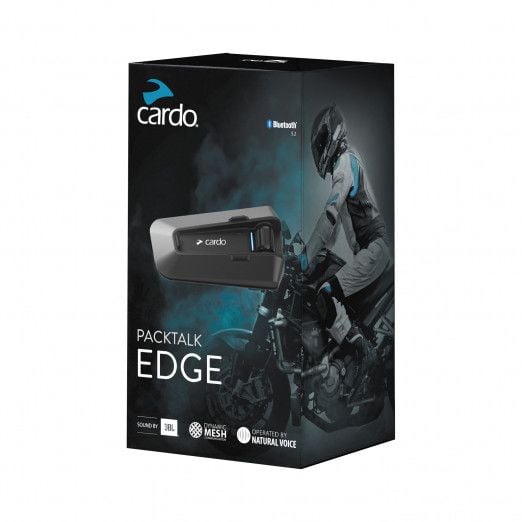 Cardo Packtalk Edge Single Pack - Chromeburner