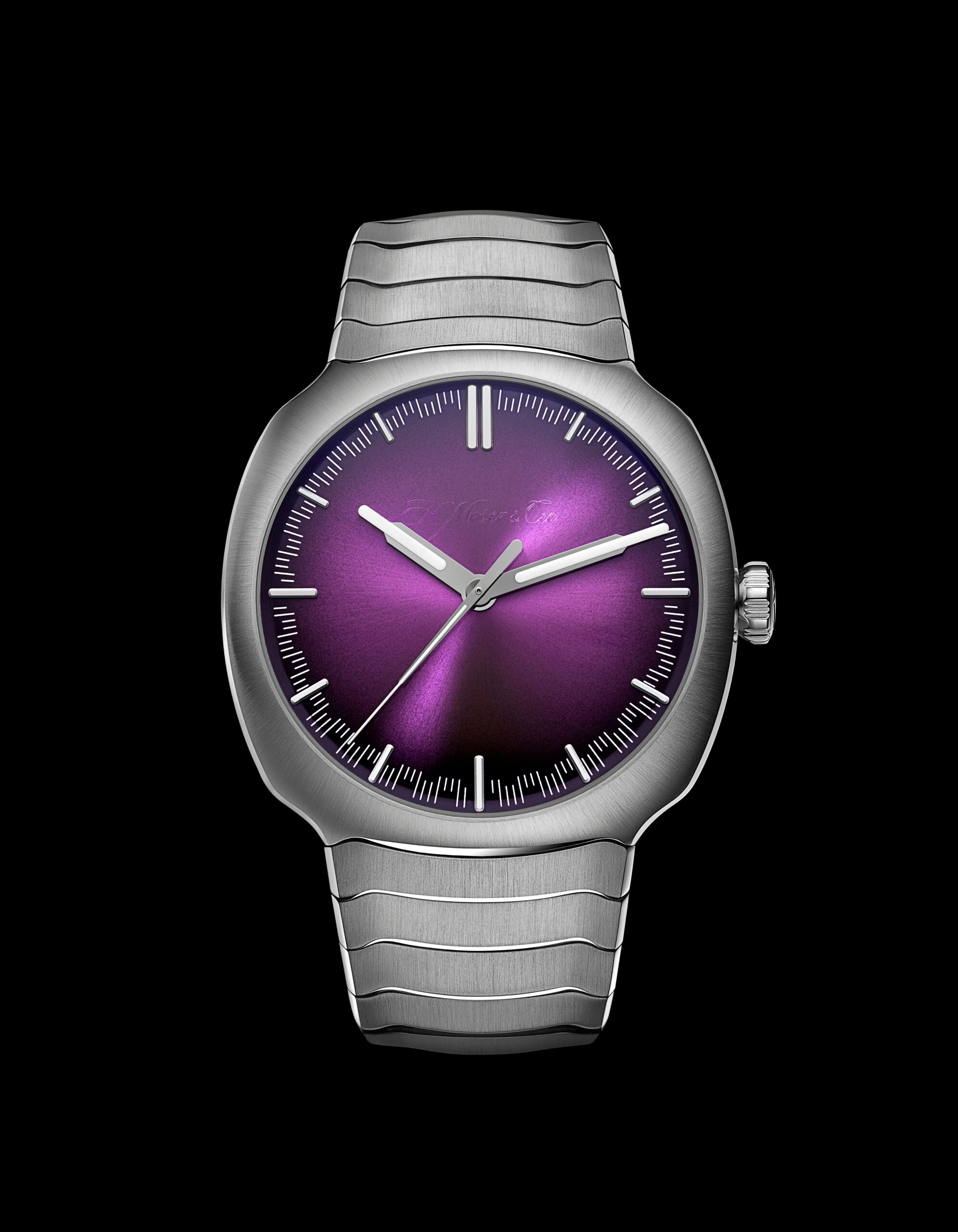 H. MOSER & CIE. STREAMLINER CENTRE SECONDS PURPLE HAZE 6201-1201