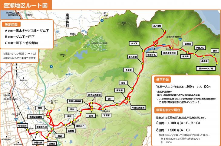 大村市／萱瀬地区ルート