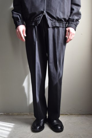 MARKAWARE (マーカウェア) Polwarth Tuxedo Cloth Double Pleated Wide