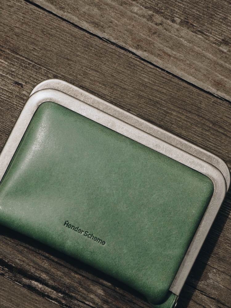 エンダースキーマ Hender scheme 3d purse green