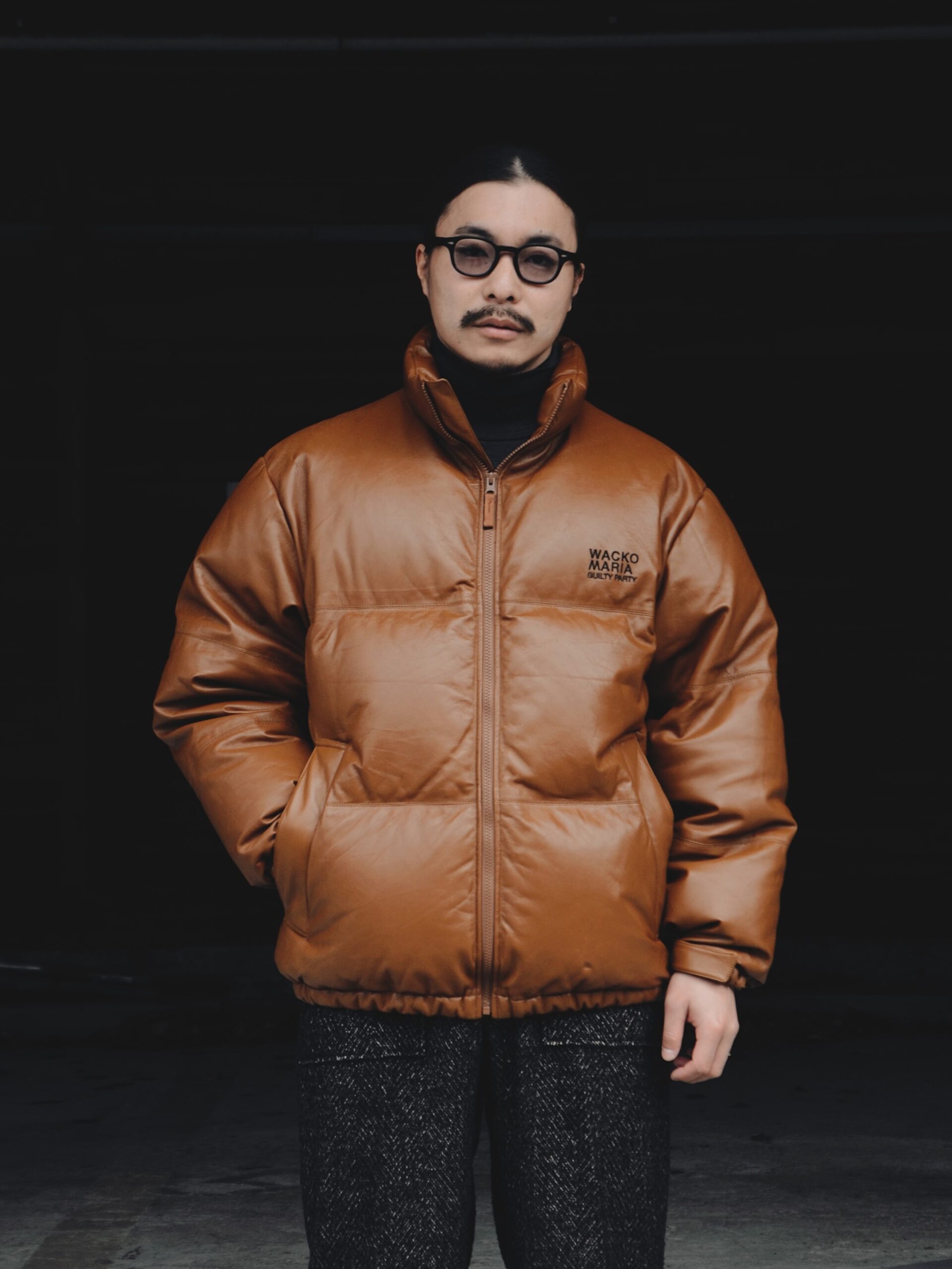 WACKO MARIA】 名作 “LEATHER DOWN JACKET (TYPE-2)”に新色「BROWN」が