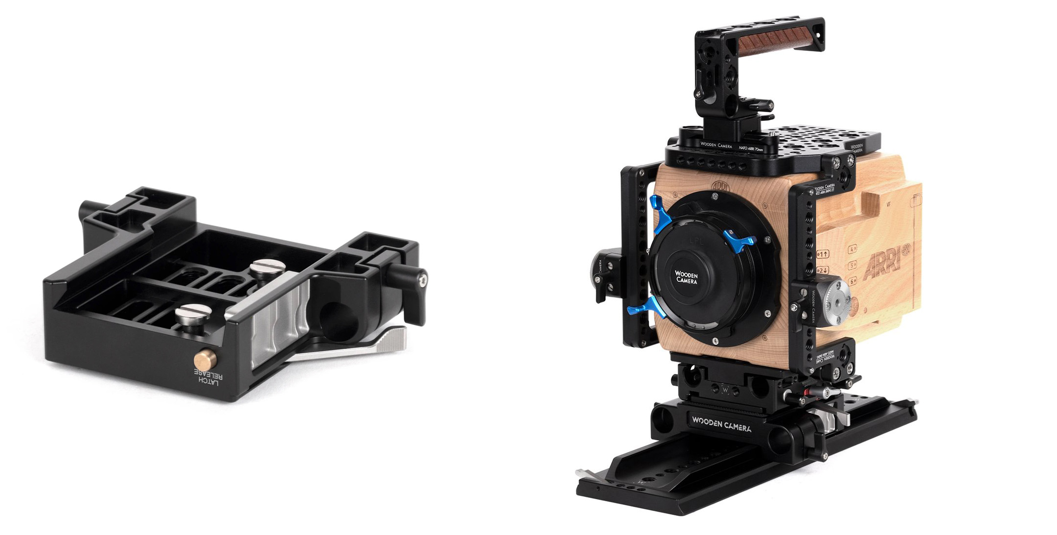 Wooden Camera Quick Release Bridge Plate - Snap On Snap Off | CineD