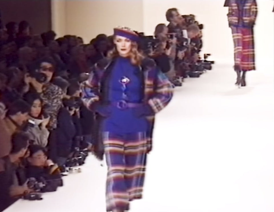 1992 Runway Yves Saint Laurent Tartan Wool Jacket – CIRCA VINTAGE
