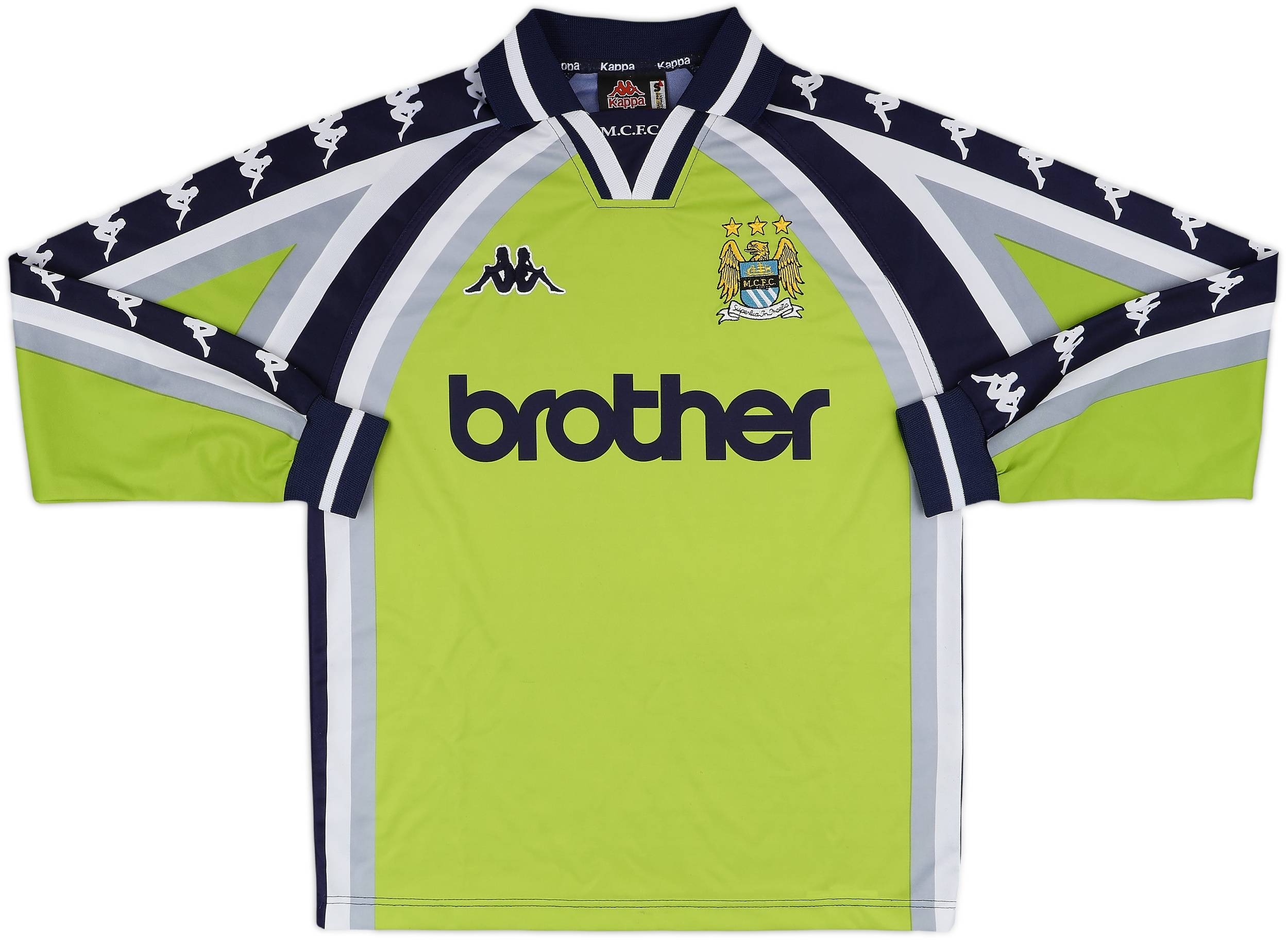 1997-99 Manchester City GK Shirt - 8/10 - (S)