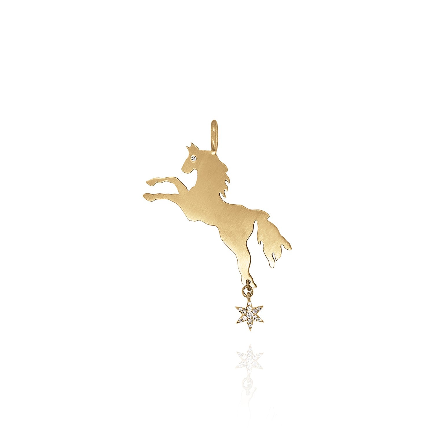 Small Horse Charm with Star – Claudia Mae