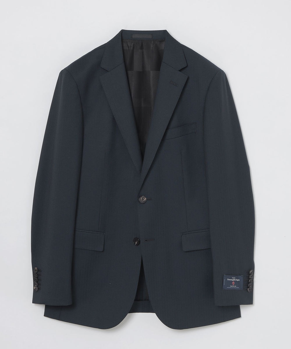一部店舗限定】Zegna TRAVELLER シャンブレーブルーヘリンボーン