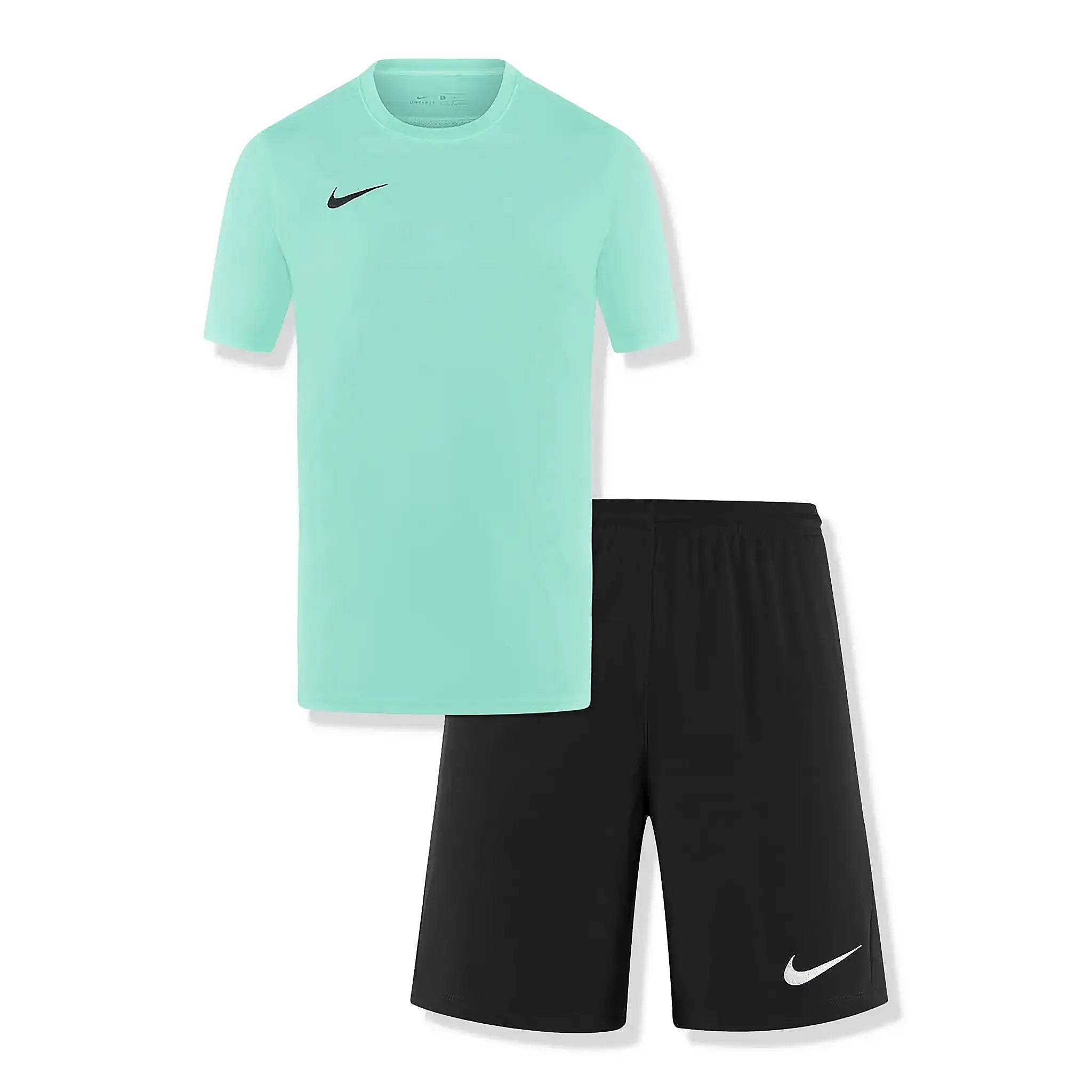Nike Dri-FIT Park III Hyper Turquoise Black T-Shirt & Shorts