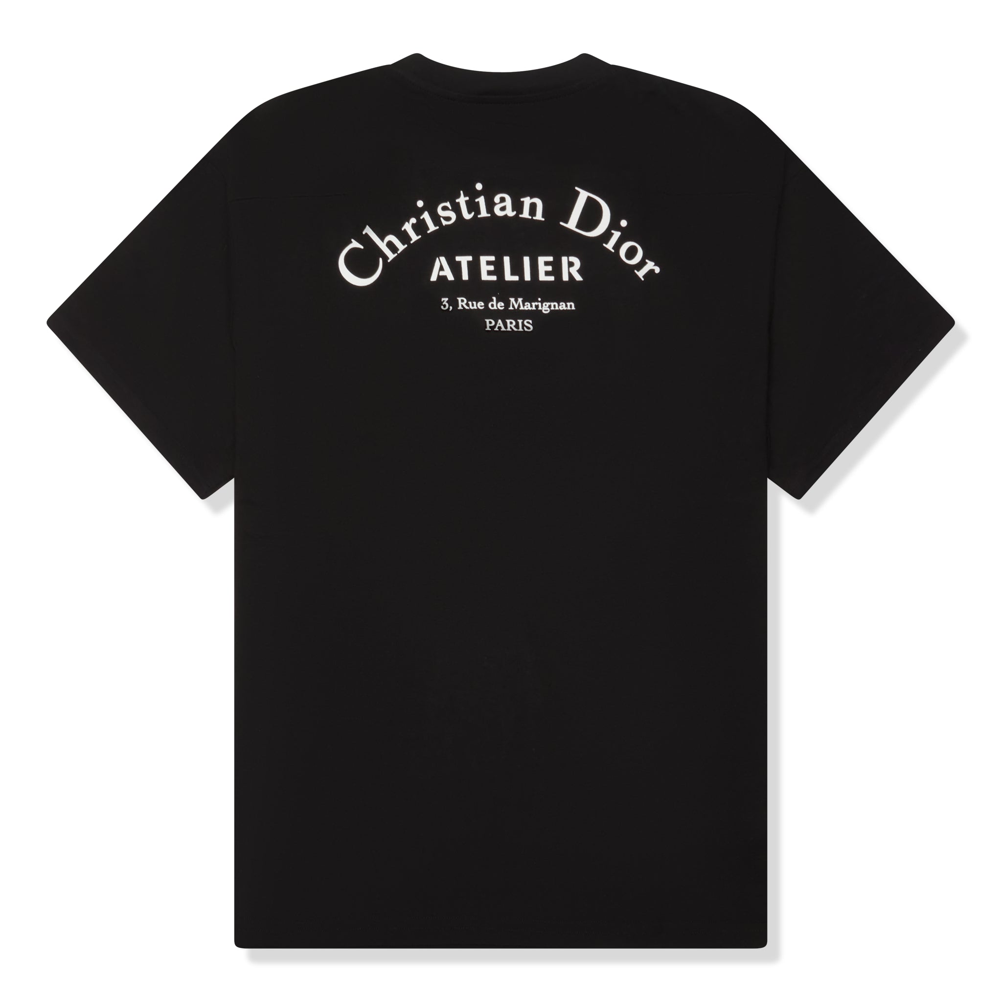 Dior Homme 'Christian Dior Atelier' Black T Shirt | 293J645A0677_C988
