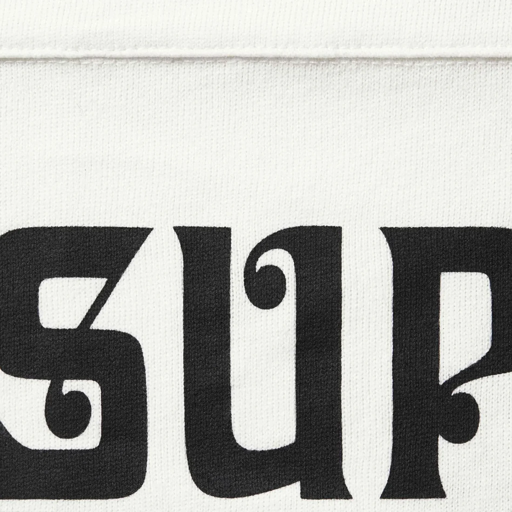 Supreme Affiliated L/S White Football Top | SS25KN34 STONE