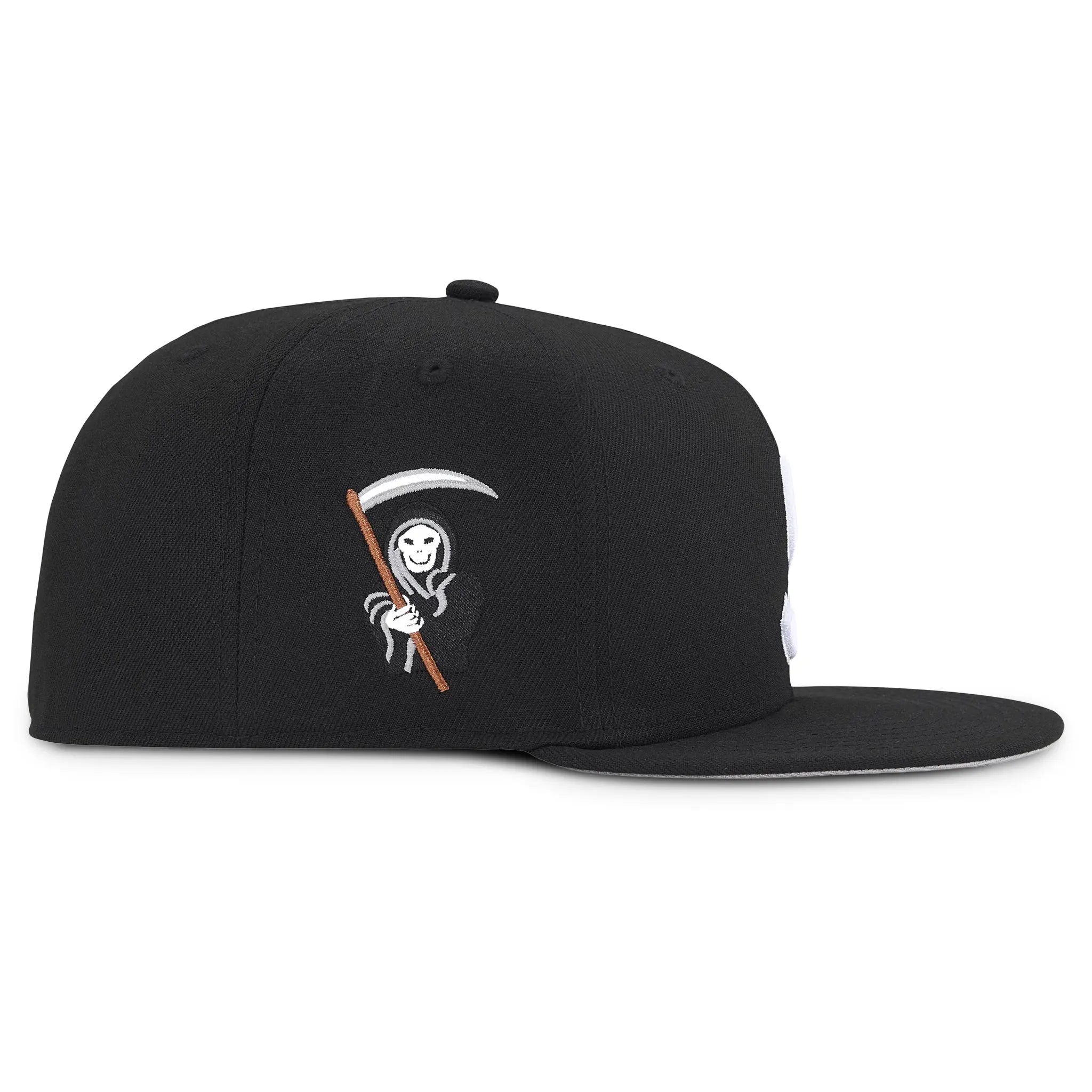 Supreme New Era Reaper S Logo Black Cap | FW25H45-BLACK
