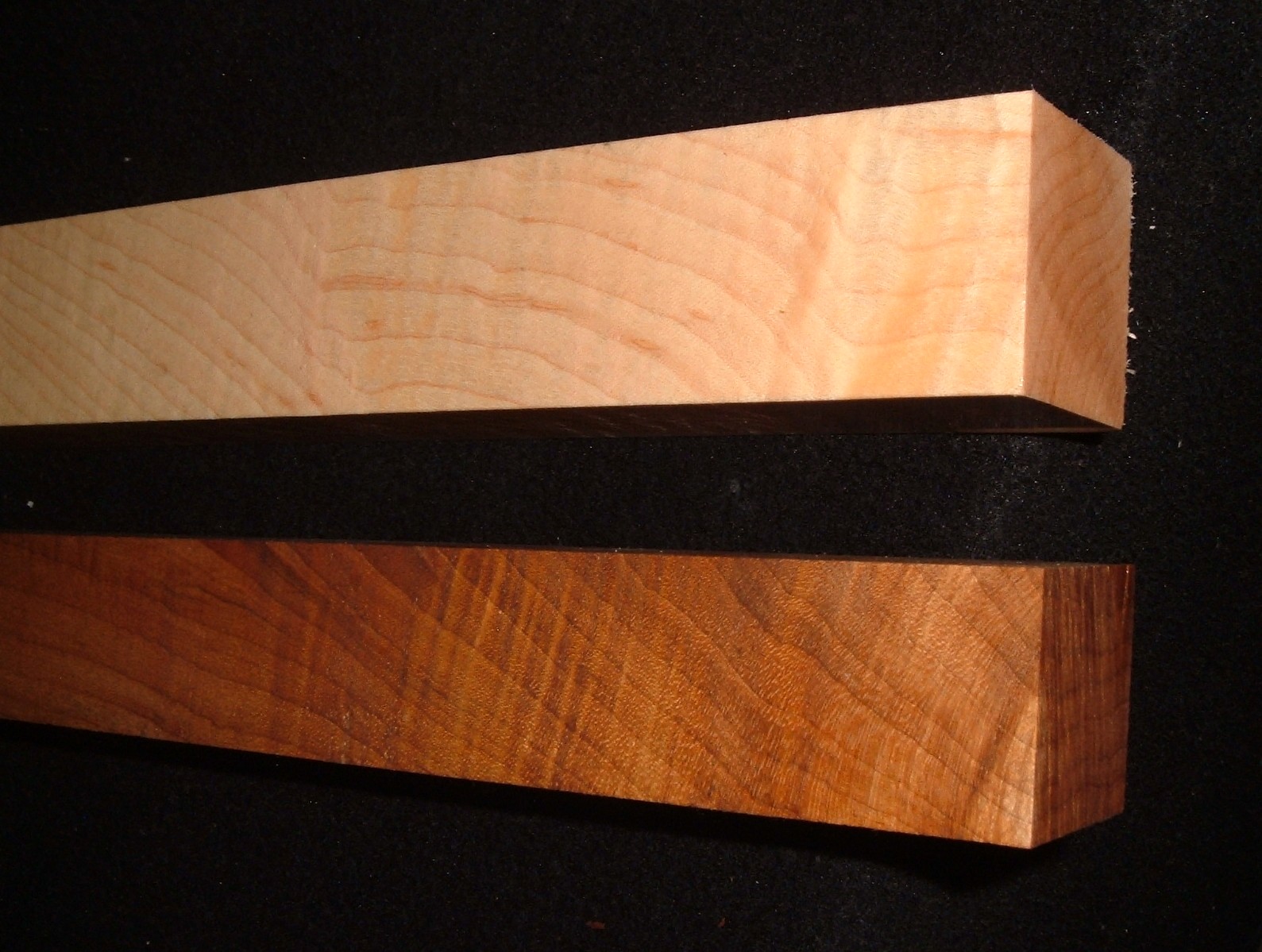 Roasted Torrefied Caramelized Curly Tiger Figured Maple Turning