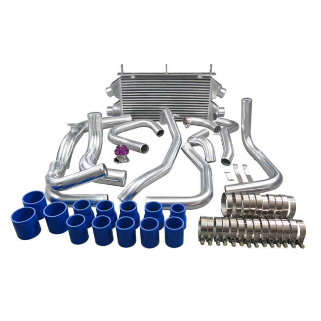 Twin Turbo Intercooler Piping BOV Kit For 1990-2001 Mitsubishi