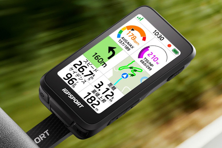 iGPSPORTが軽量ナビモデル「BiNavi Air」を発表 スリムなボディで77gを