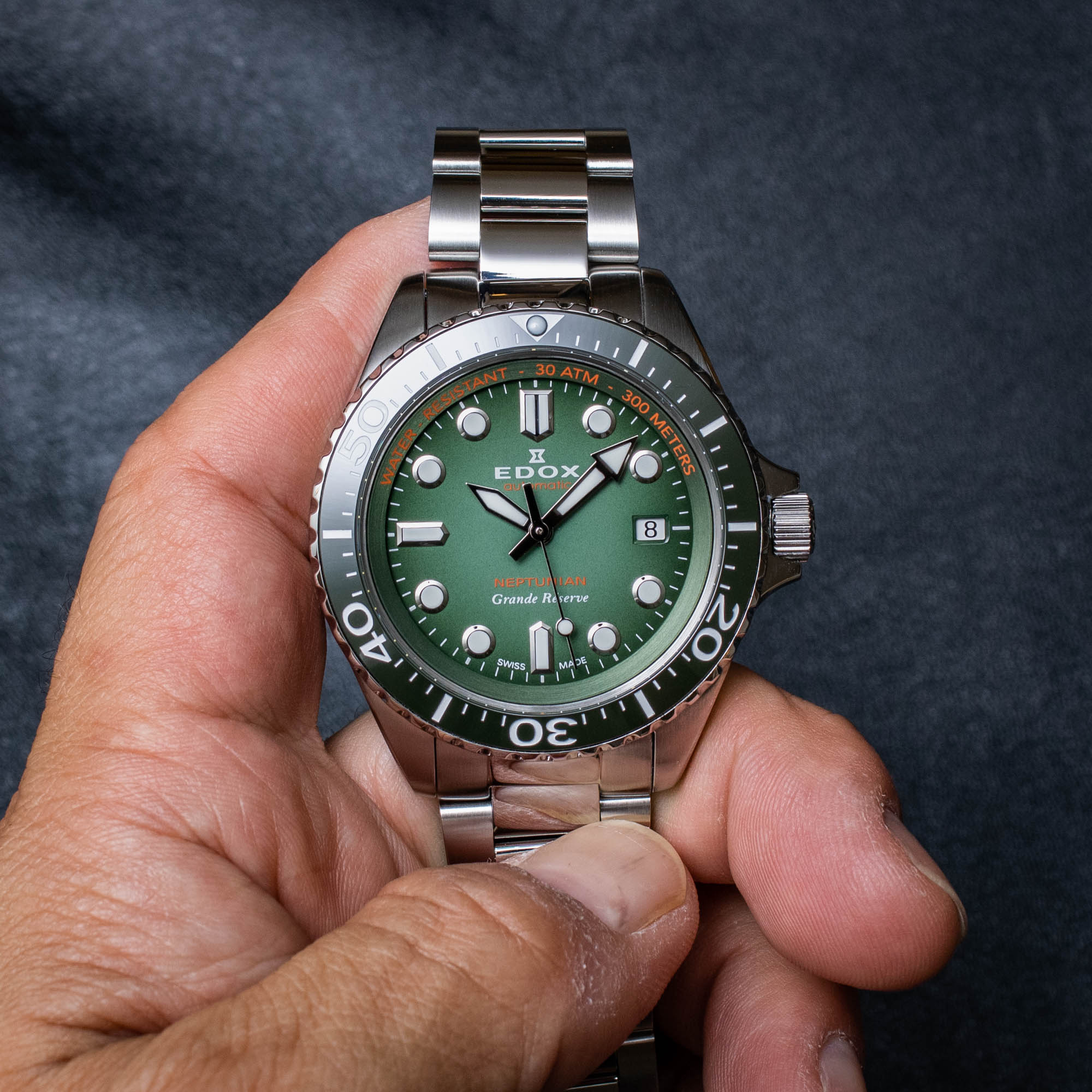 The Edox Neptunian Grande Réserve Dive Watch Blends Functionality
