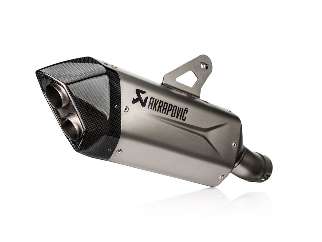 Eマーク] SLIP ON LINE チタン | AKRAPOVIC