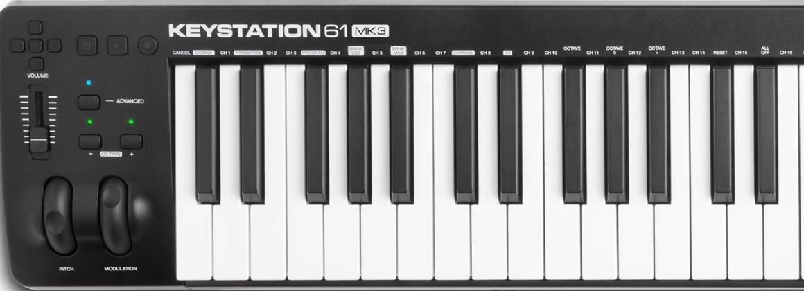 M-Audio Keystation 61 MK 3 61-Key Semi-Weighted USB-MIDI