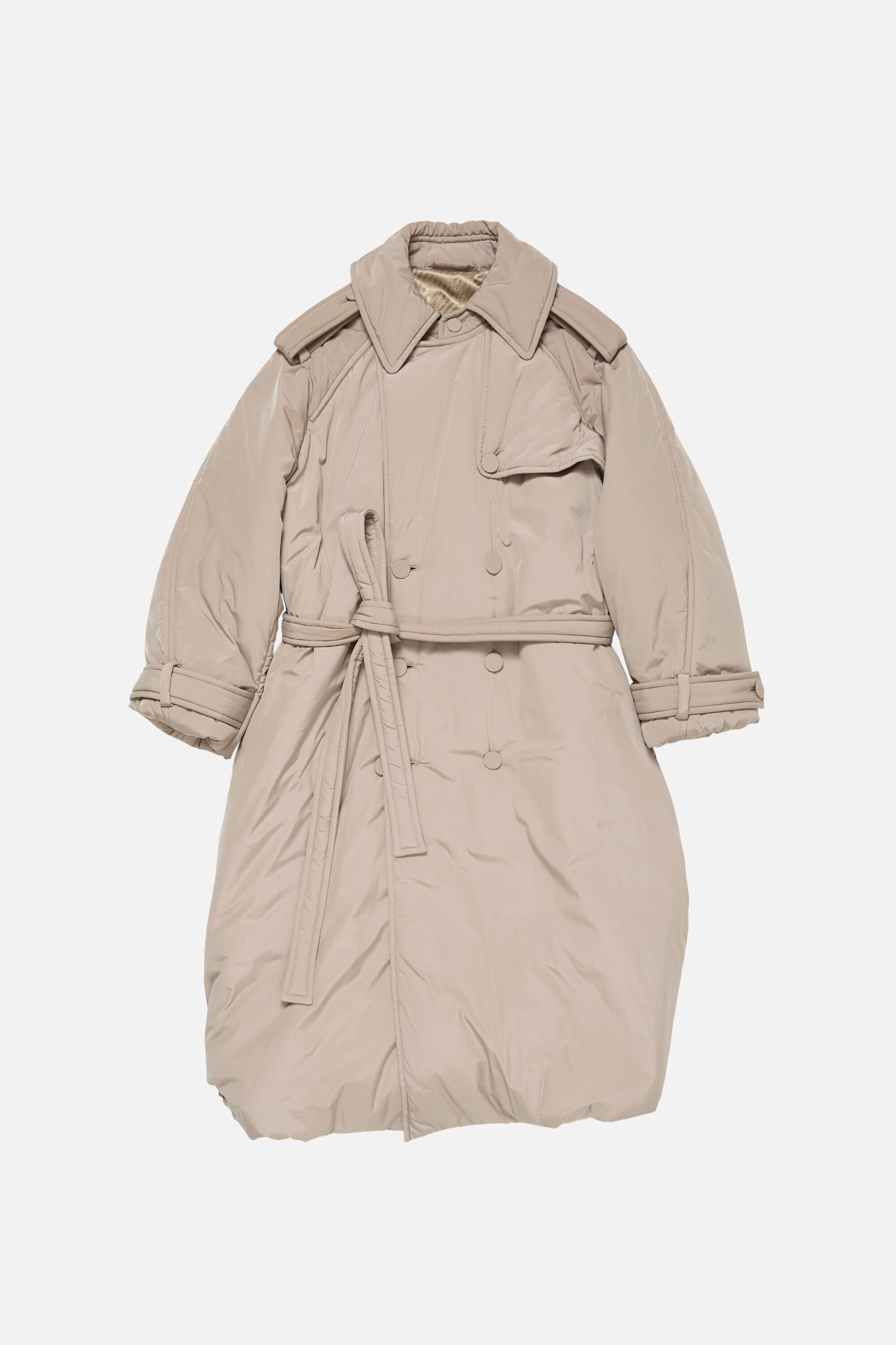 Acne Studios - Padded trench coat - Almond brown