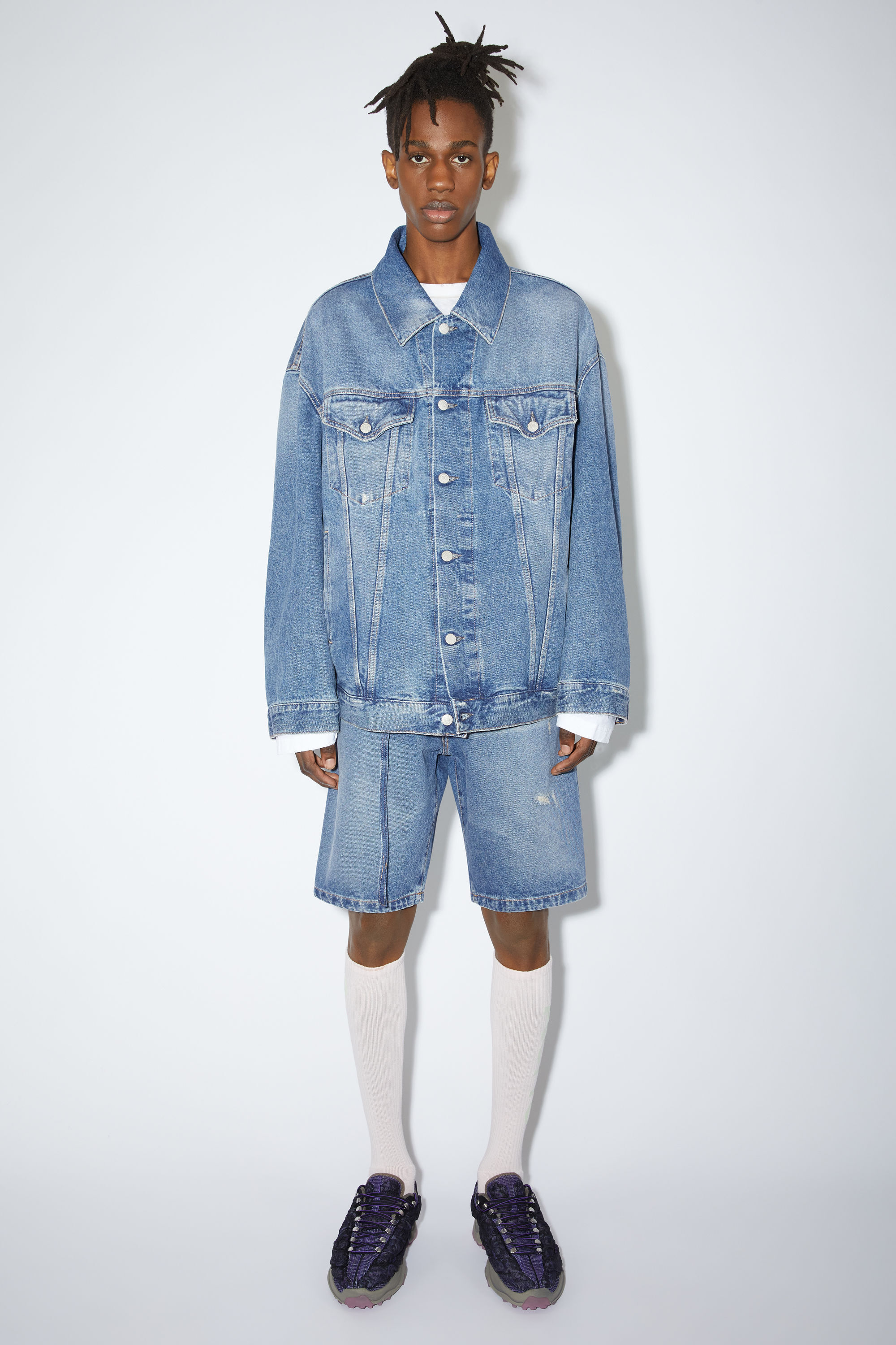Acne Studios - オーバーサイズ デニムジャケット - ミッドブルー