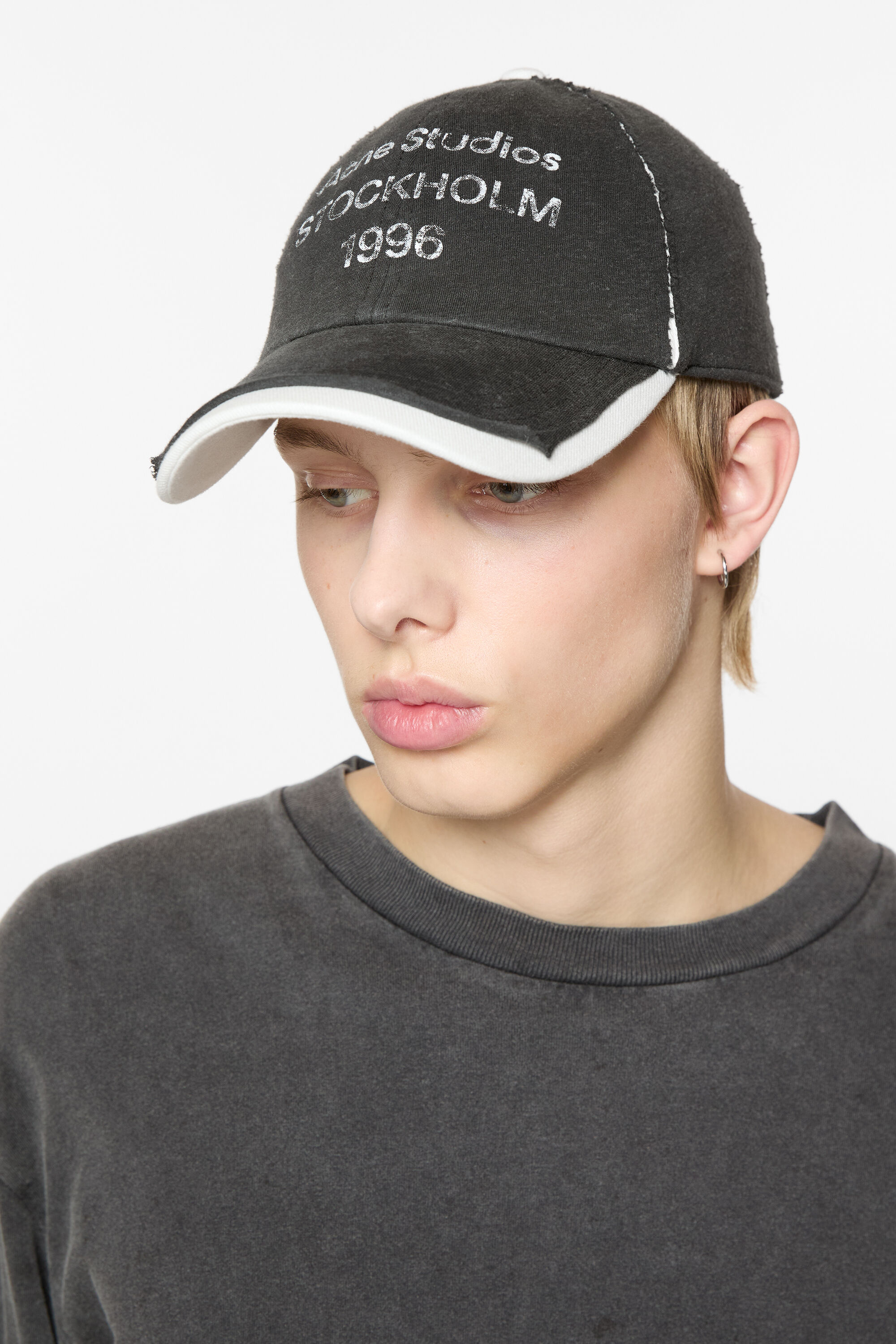Acne Studios - Logo stamp cap - Black