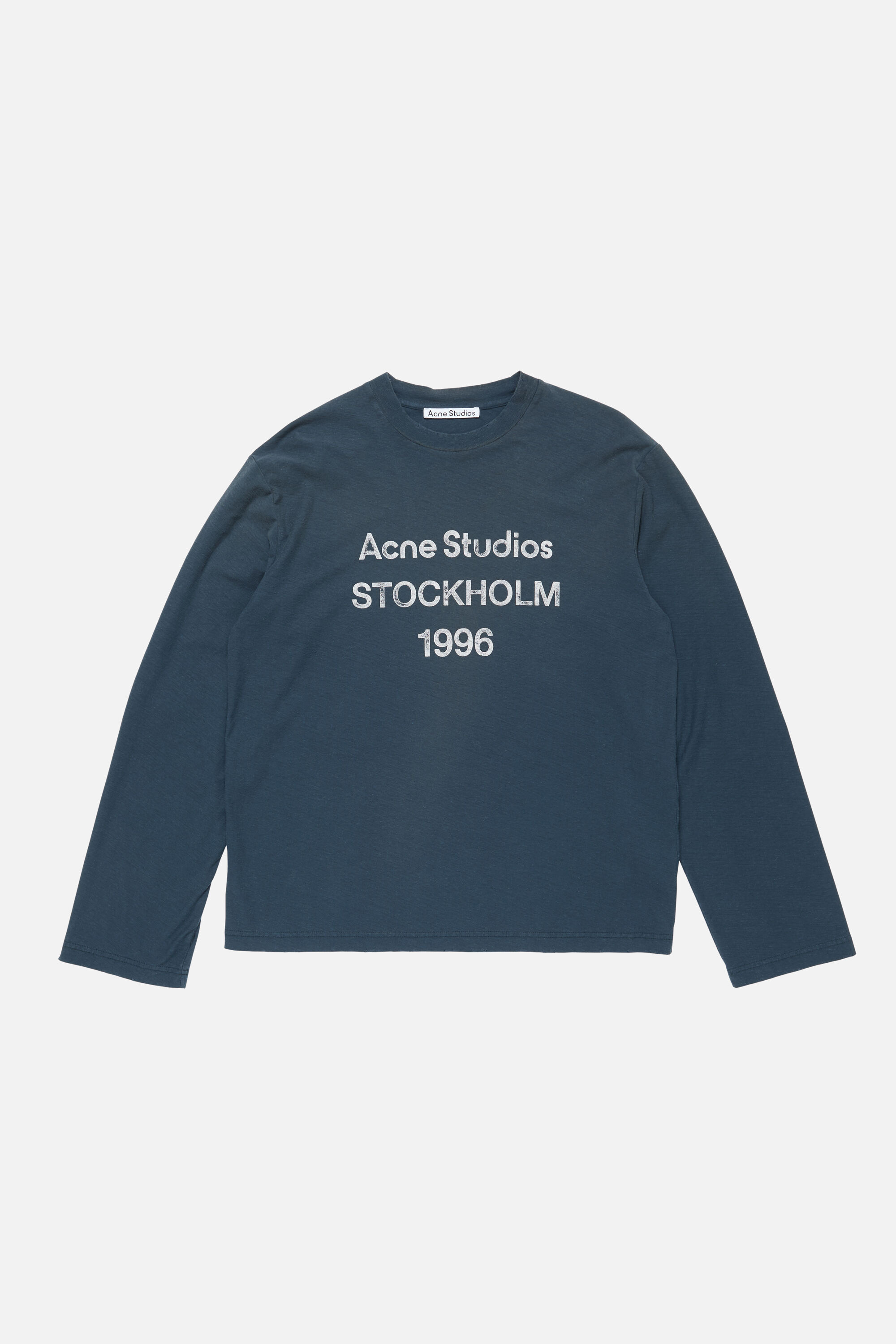 Acne Studios - ロゴTシャツ - リラックスフィット - フェイデッドブラック