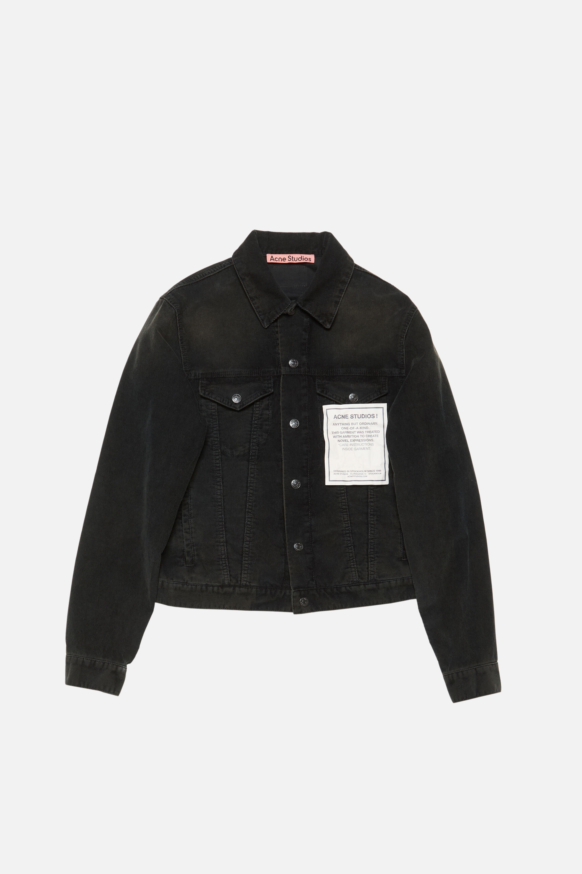 Acne Studios - コーデュロイジャケット - ブラック