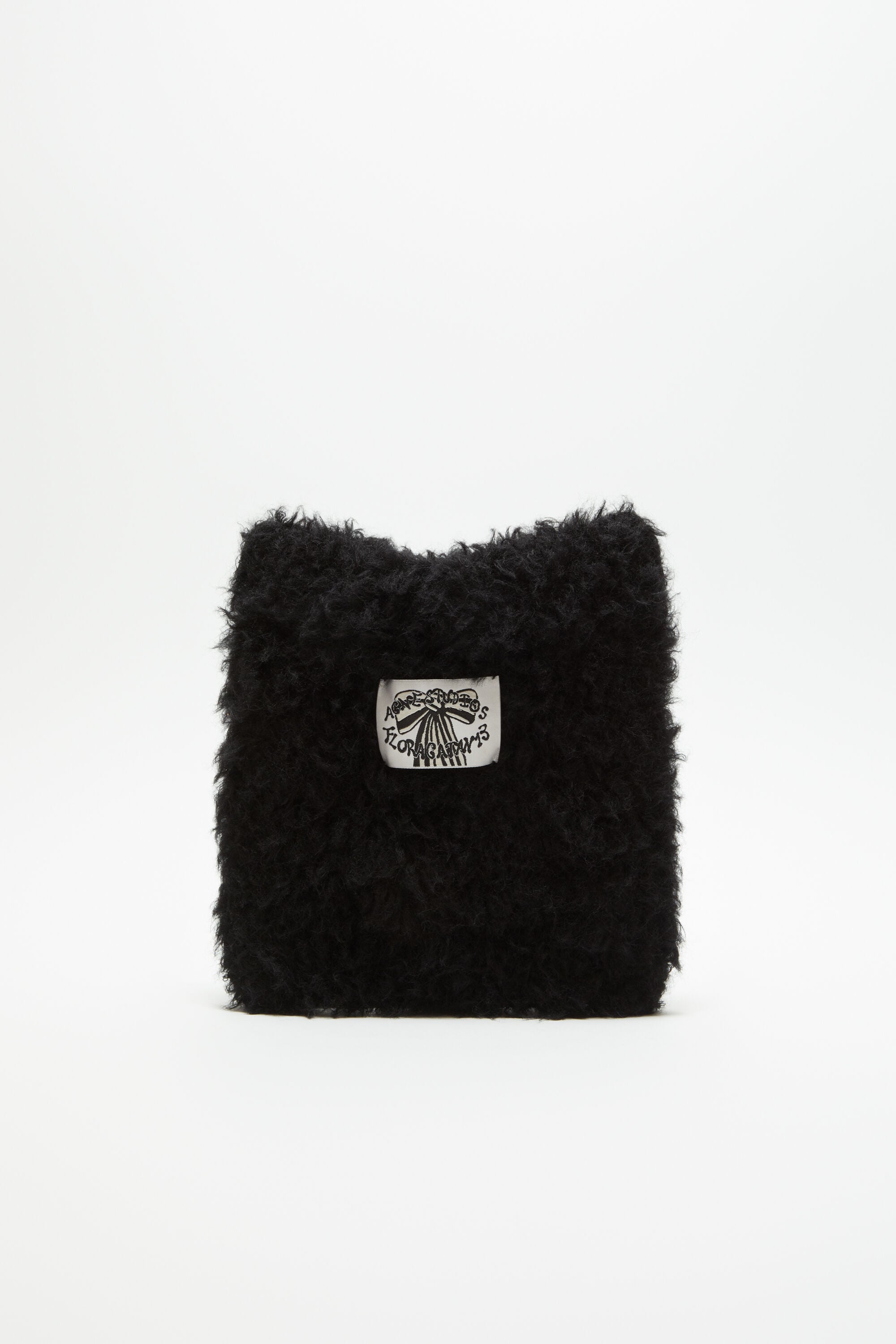 Acne Studios - フラッフィースクエアビーニー - ブラック