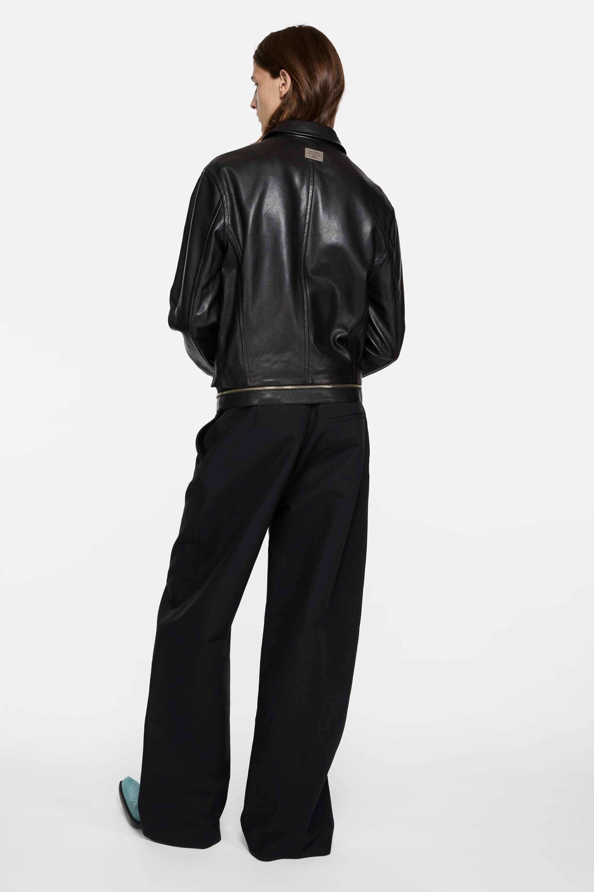 Acne Studios - Satin trousers - Black