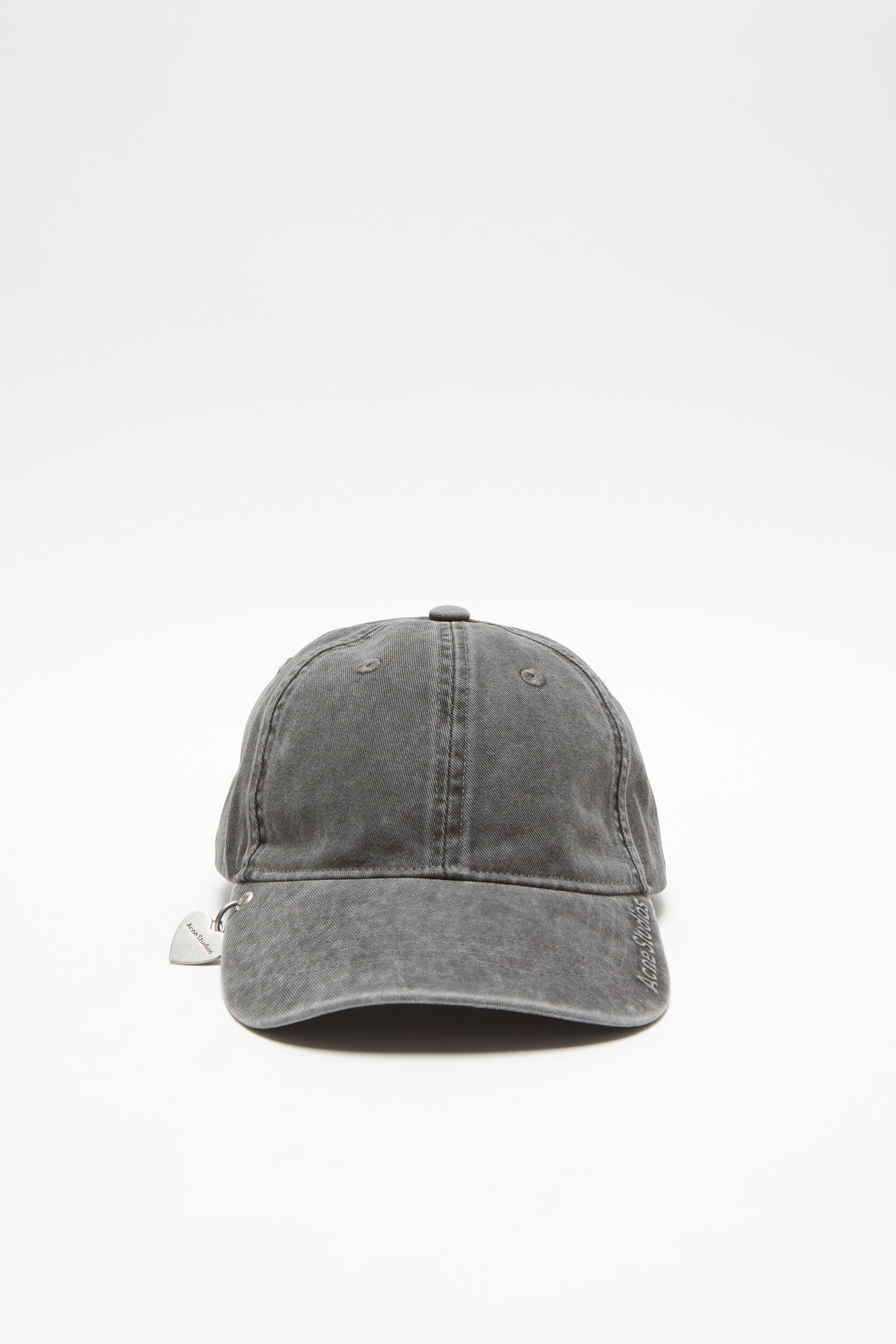 Acne Studios - Twill cap pendant - Faded black