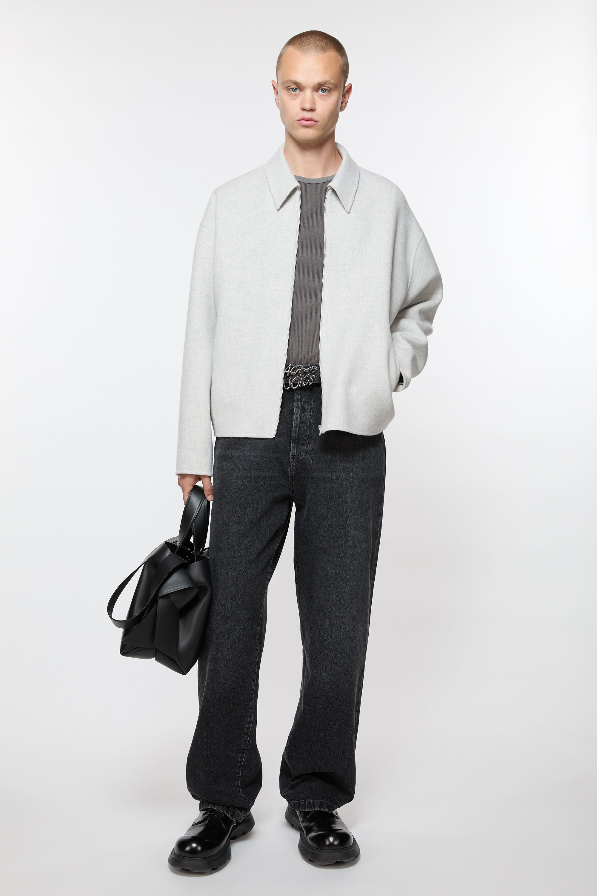 Acne Studios - Wool jacket - Light Grey Melange