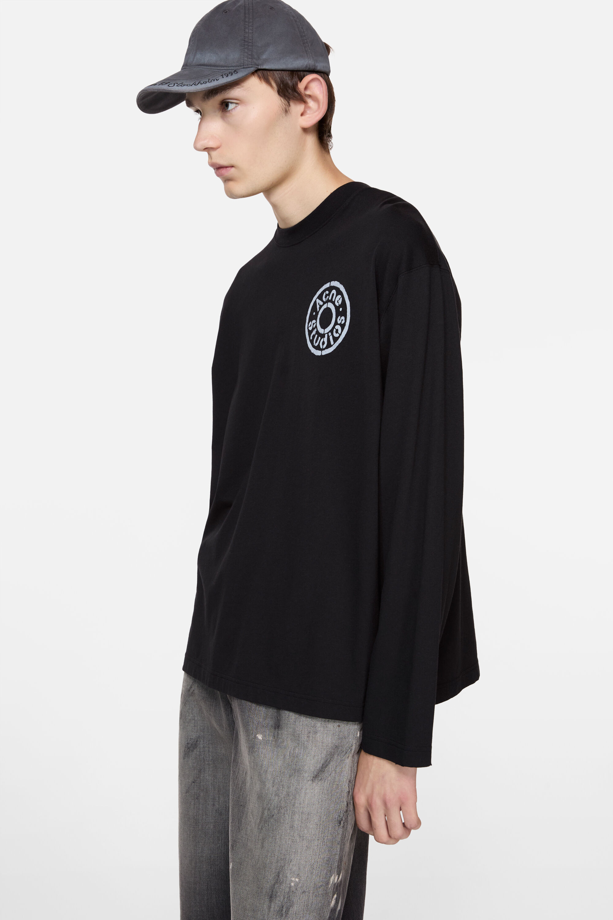 Acne Studios - ロゴTシャツ - ブラック