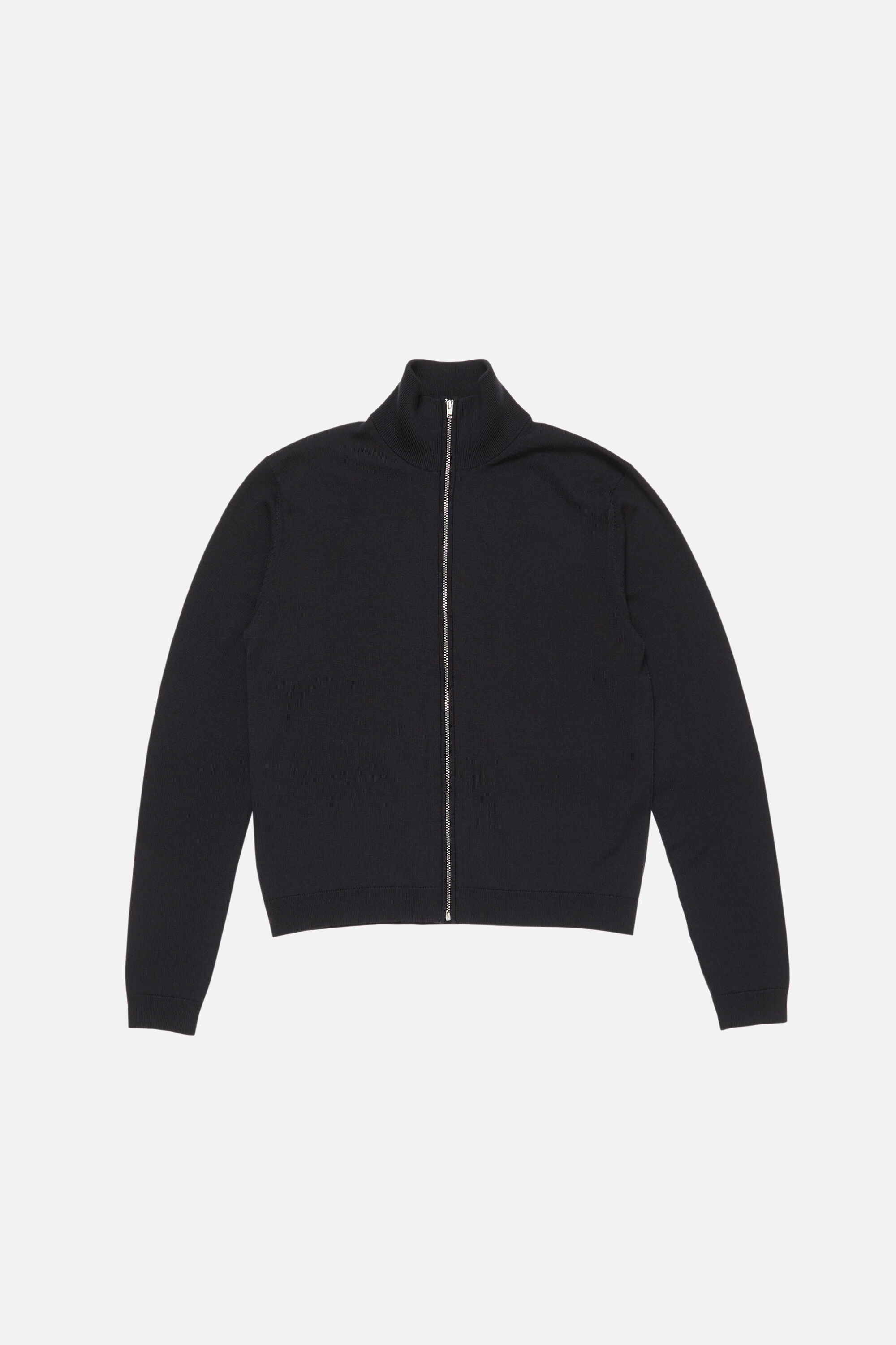 Acne Studios - ジップアップカーディガン - ブラック