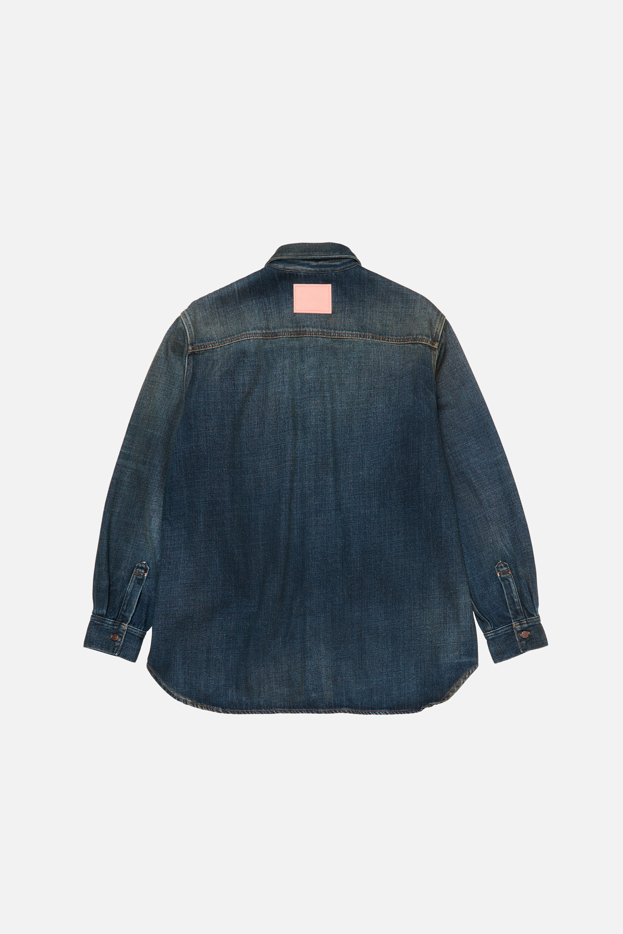 Acne Studios - ボタンアップ デニムシャツ - ダークブルー