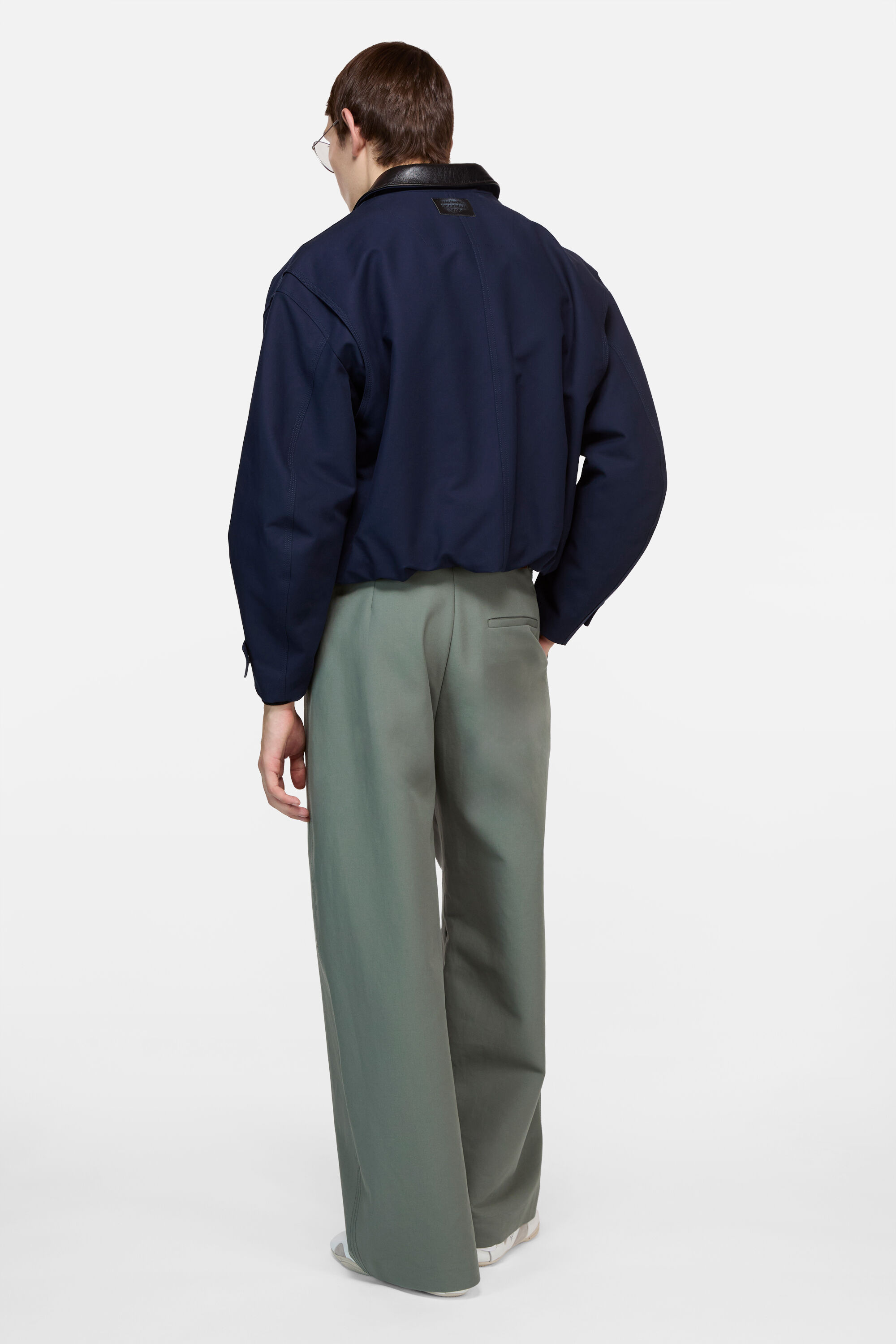 Acne Studios - ツイルボンバージャケット - ネイビー