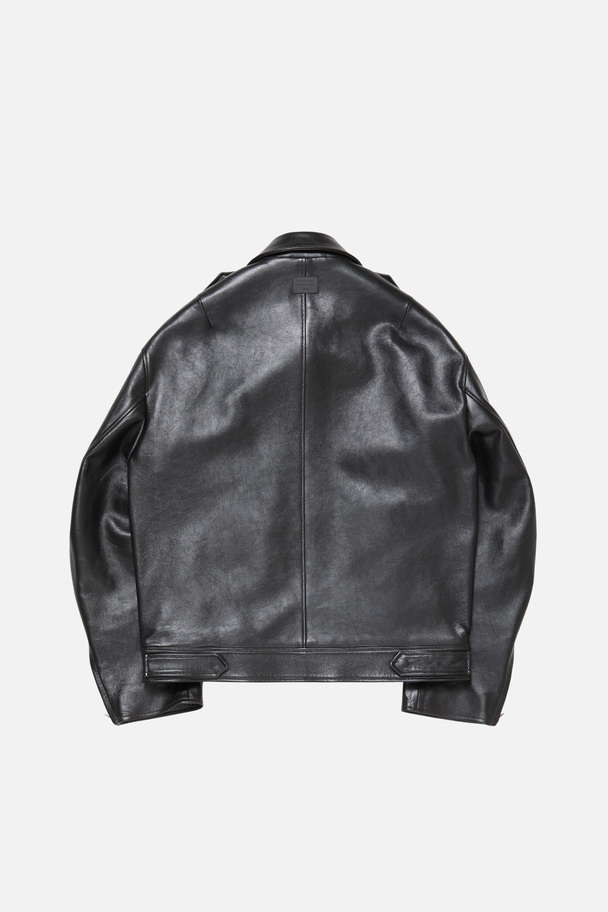 Acne Studios - Leather biker jacket - Black