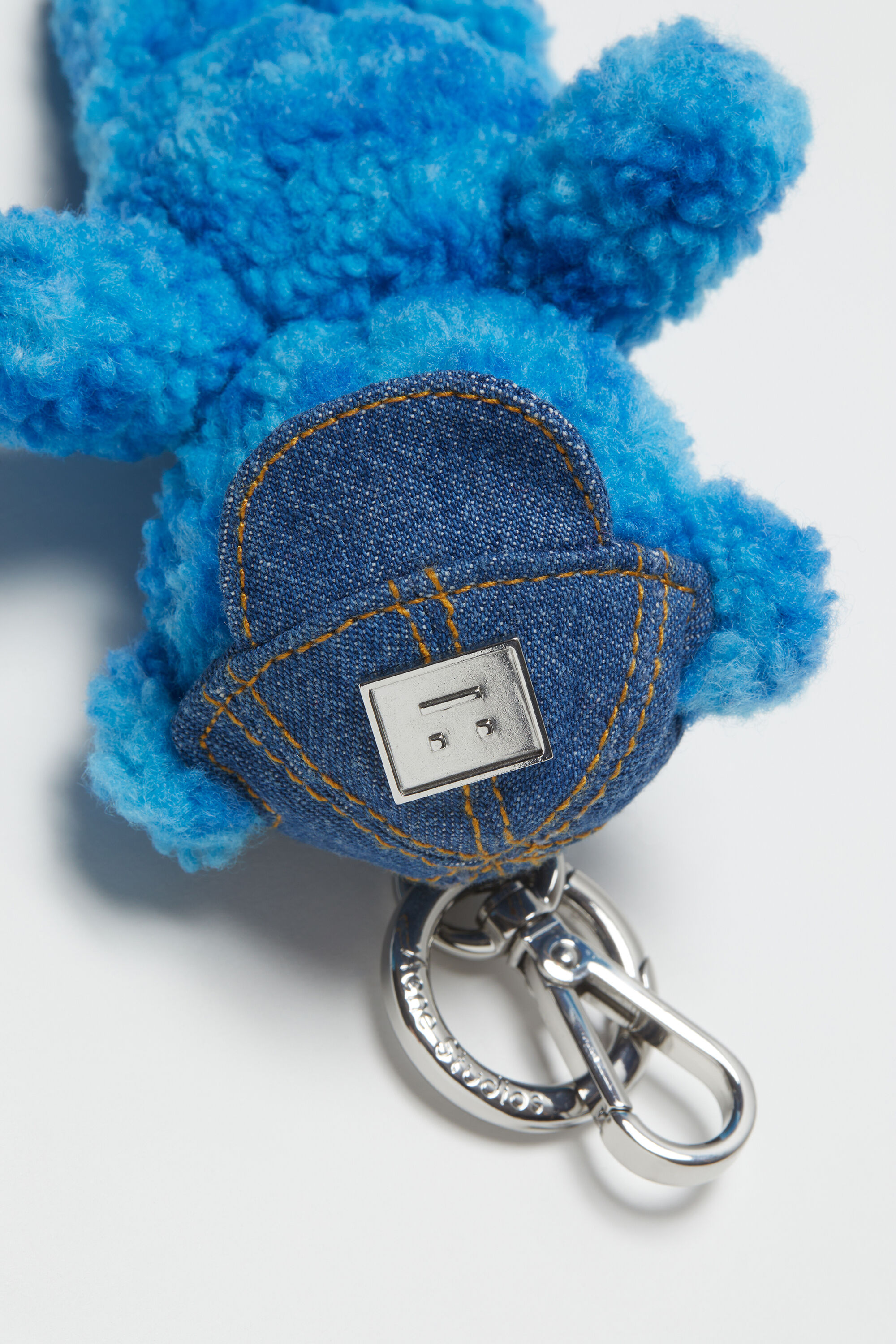 Acne Studios クマ キーホルダー キーリング ぬいぐるみ 青 ブルー