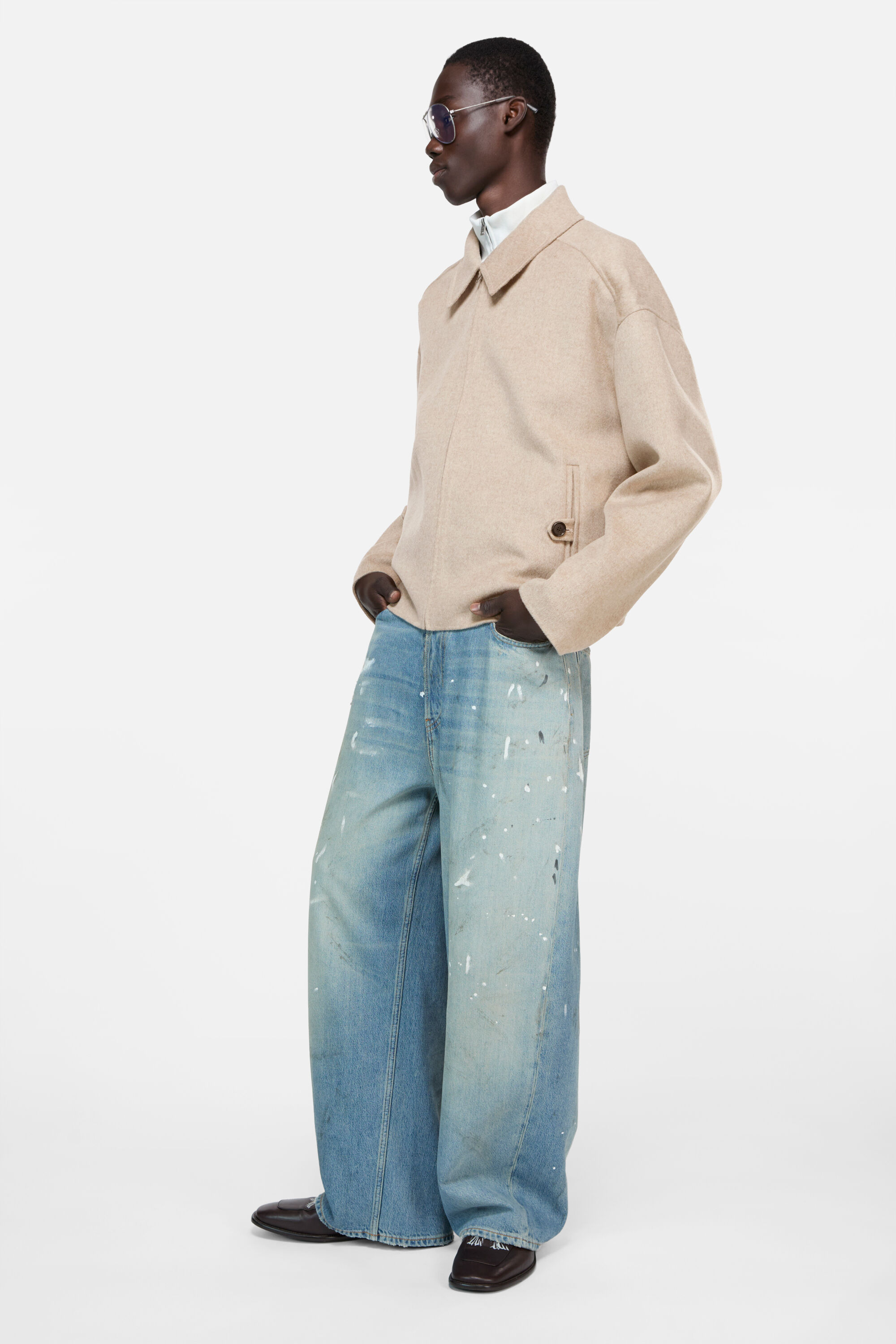 Acne Studios - カシミヤジャケット - オートミールメランジ