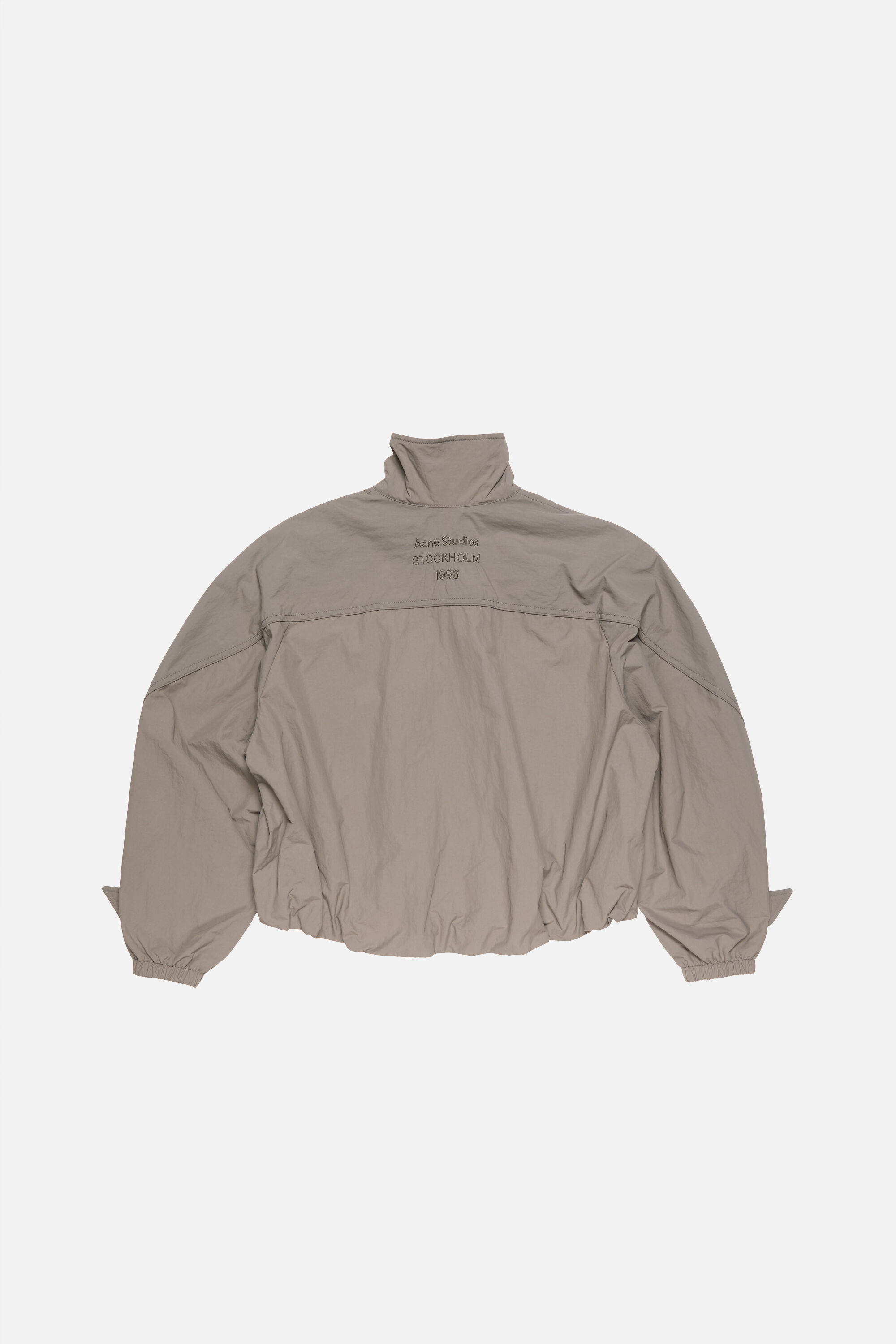 Acne Studios - Nylon logo jacket - Mud grey