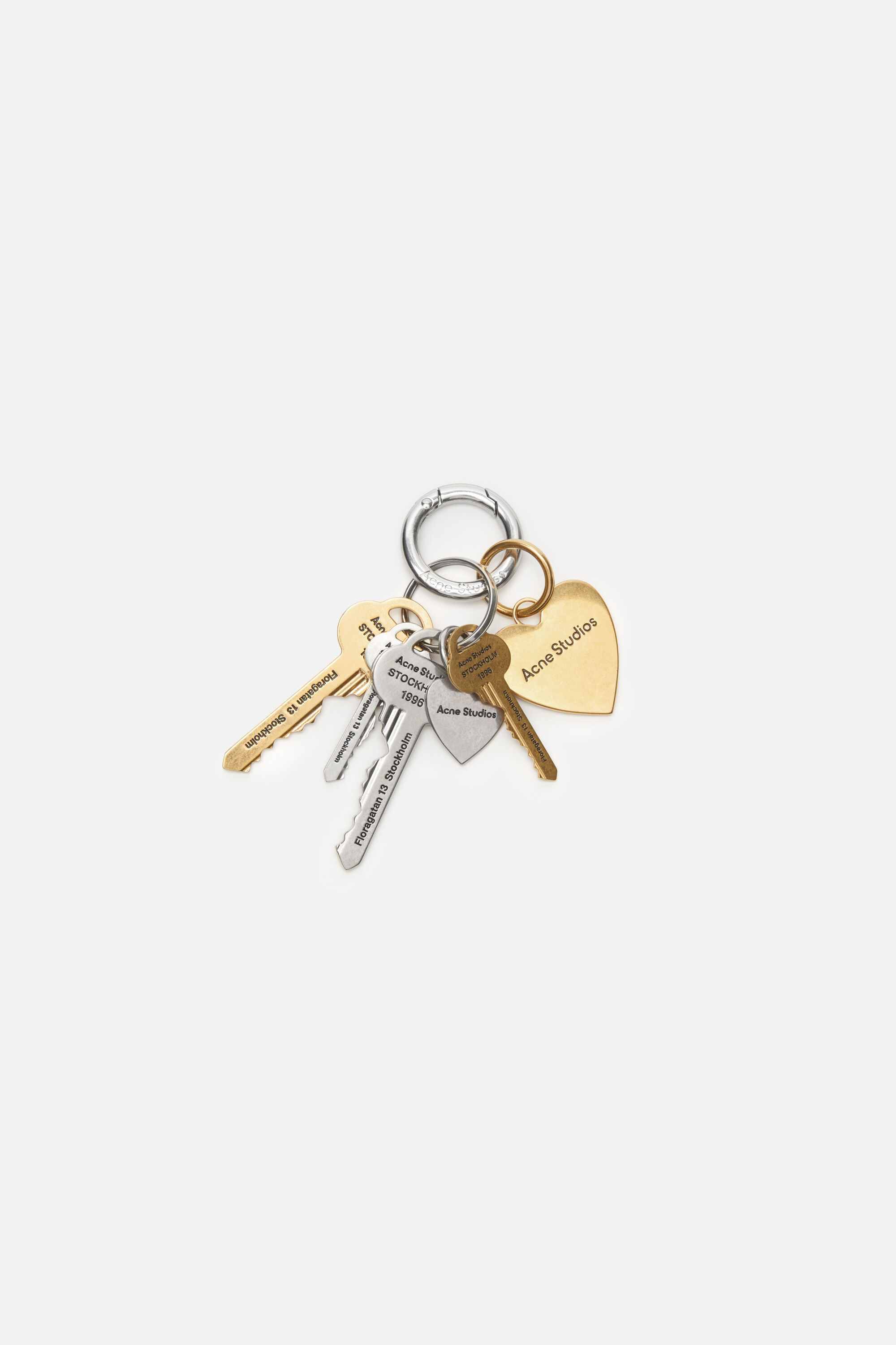 Acne Studios - Keyring - Gold/silver